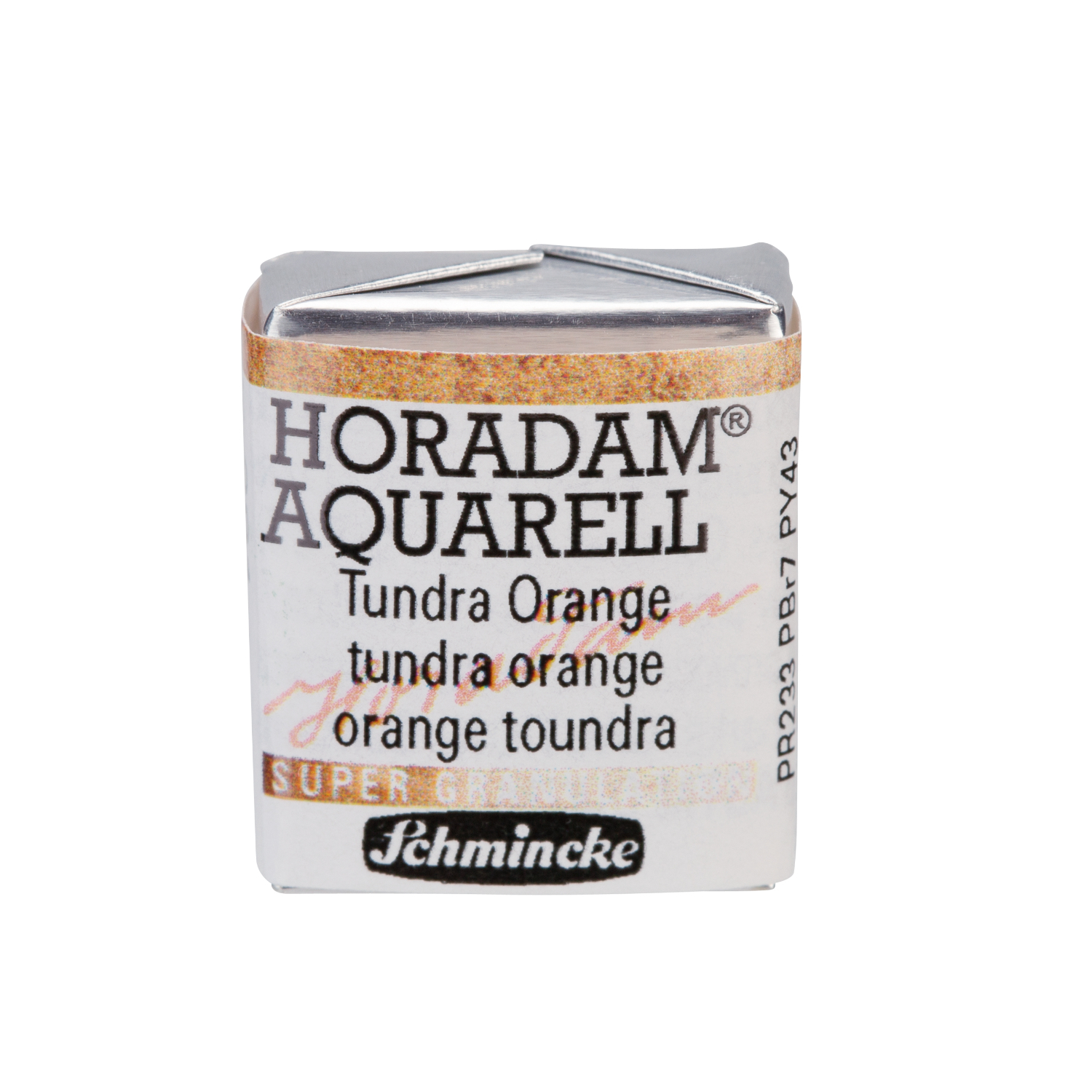 Schmincke HORADAM Aquarellfarbe 1/2 Näpfchen Tundra Orange