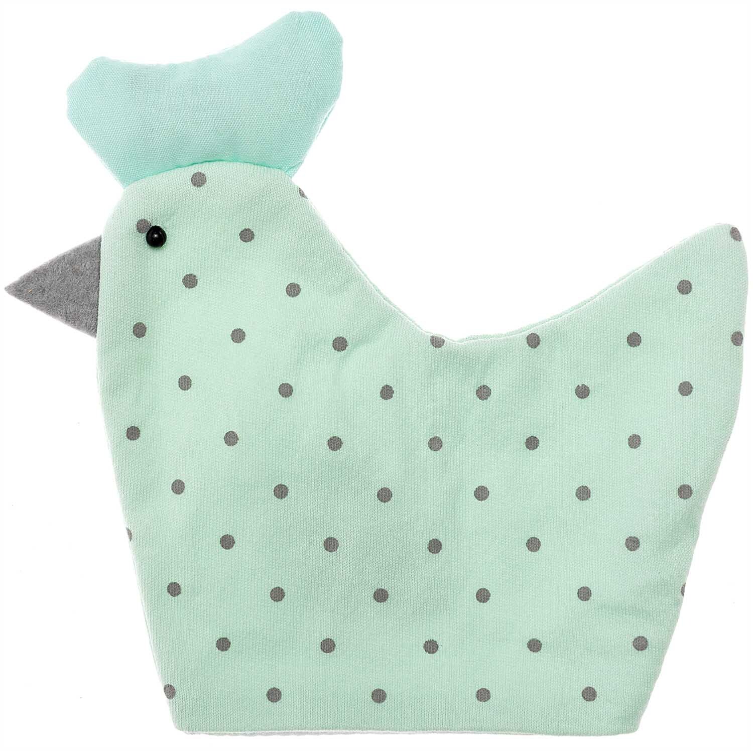 Eierwärmer Huhn 18cm Farbe Mint von idee. Creativmarkt 