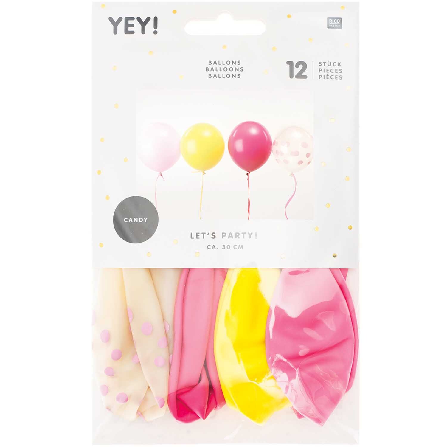 Luftballon Mix Candy 30cm 12 Stück Luftballon Mix Candy 30cm 12 Stück
