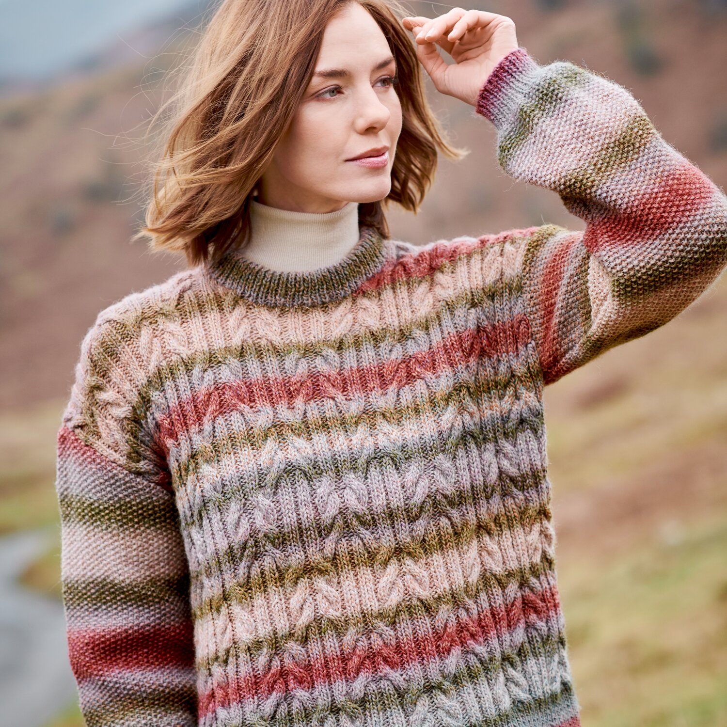Strickset Pullover Modell 39 aus Lovewool No. 23 von Rico Design