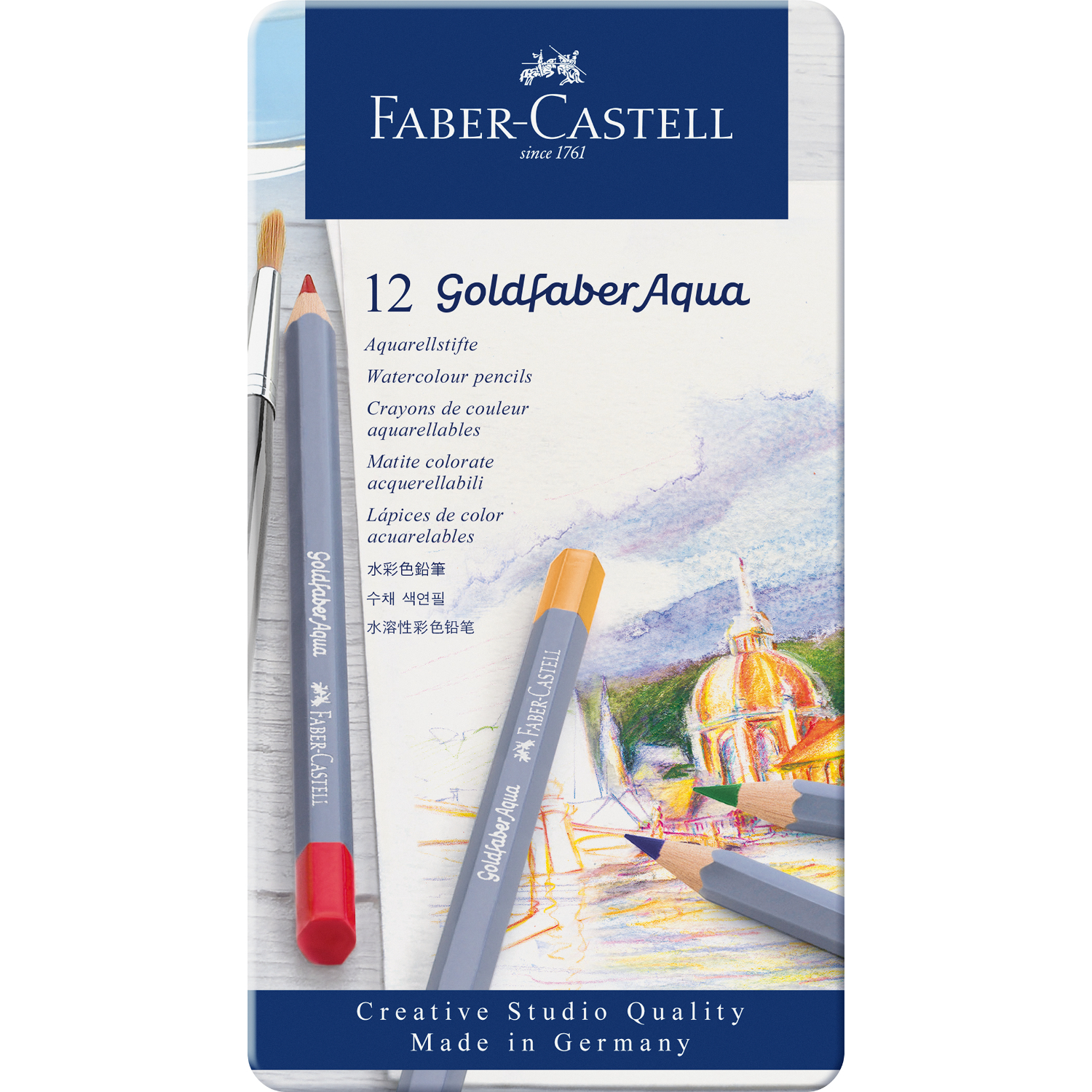 Goldfaber Aqua Aquarellstifte im Metalletui
