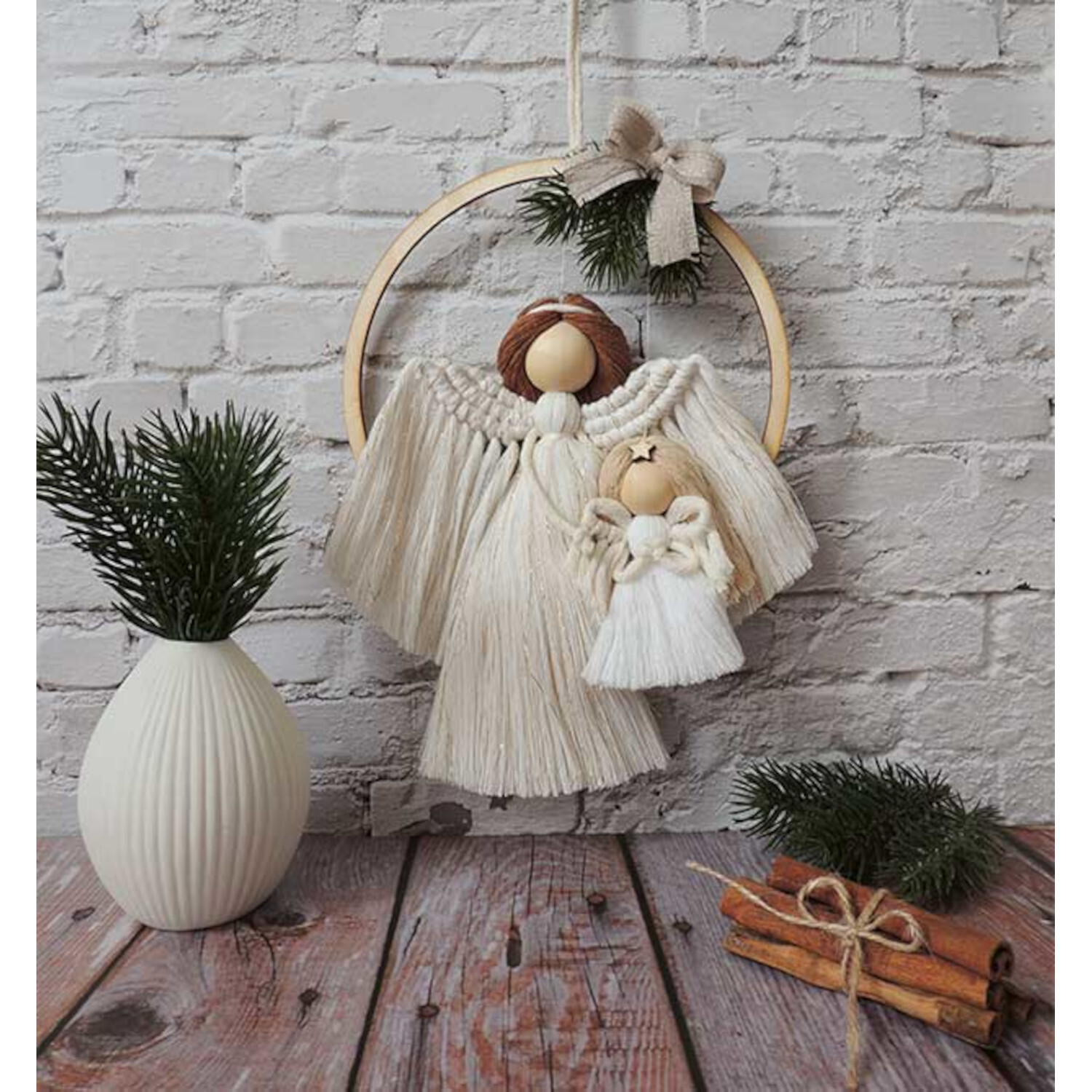 Märchenhafte Makramee Engel von frechverlag