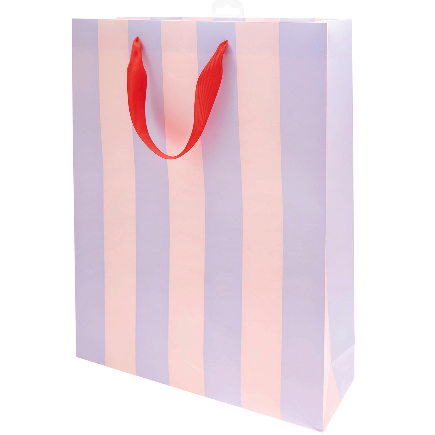 Geschenktüte Streifen Rosa-Flieder Geschenktüte Streifen Rosa-Flieder