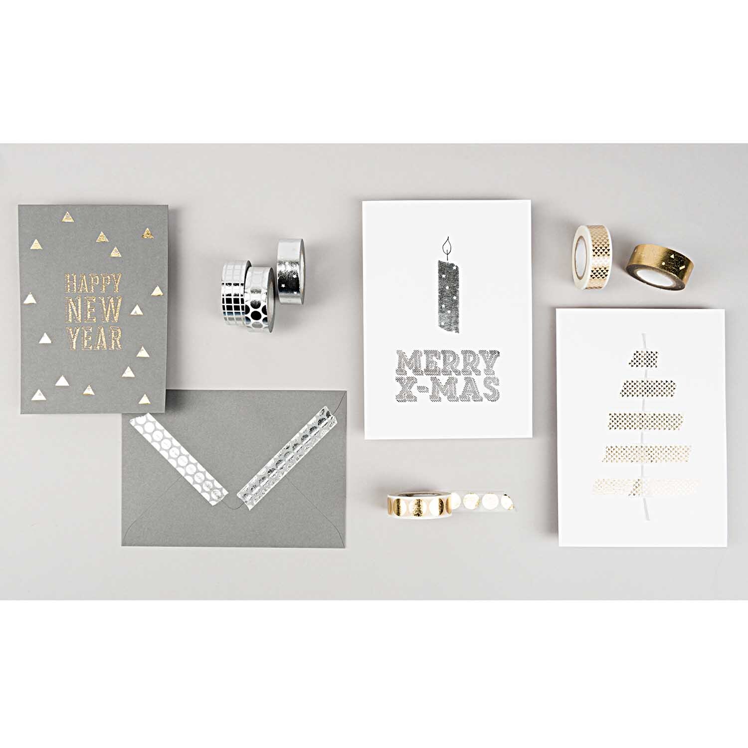 Paper Poetry Tape Punkte gold 15mm 10m Hot Foil