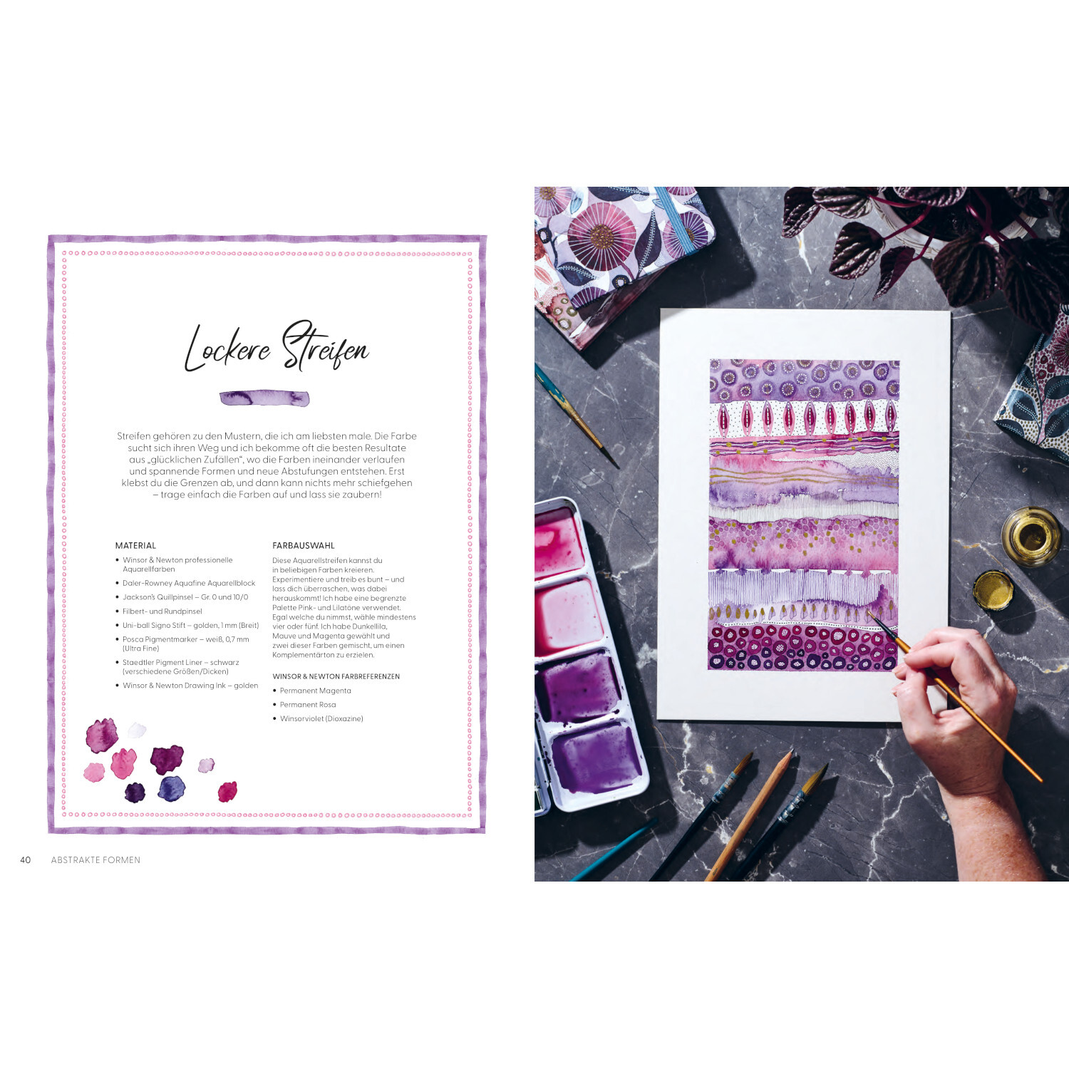 Abstract Watercolor von Christophorus Verlag in der Christan Verlag 