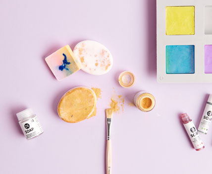 Seife  Deko Geschenk selbermachen