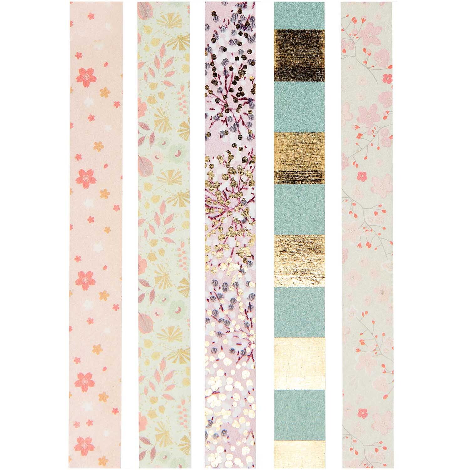 Paper Poetry Tape Set Bouquet Sauvage 5 Stück 1,5cmx10m von Rico Design
