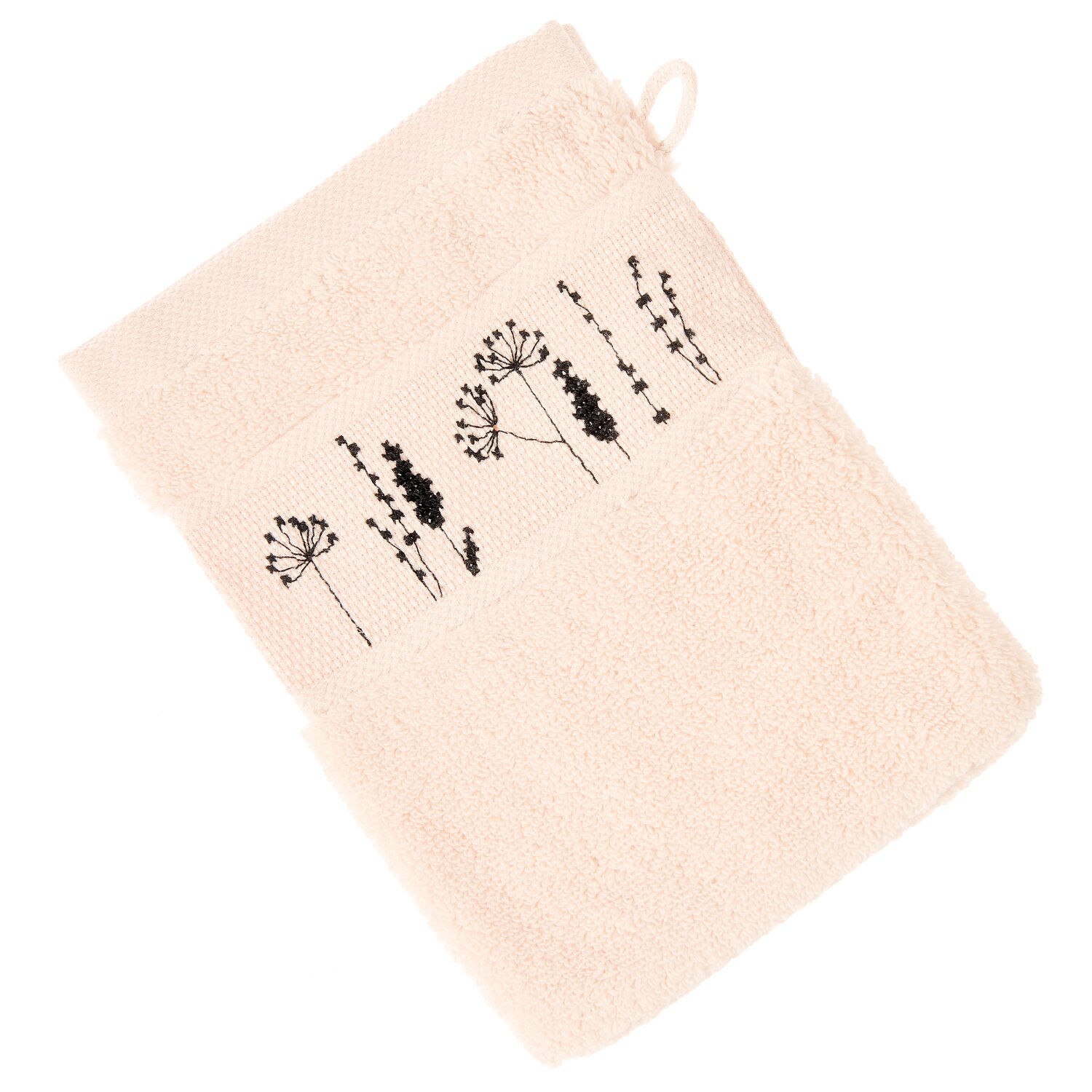 Stickset Waschhandschuh Puder Modell 80857 aus Stickbuch 186