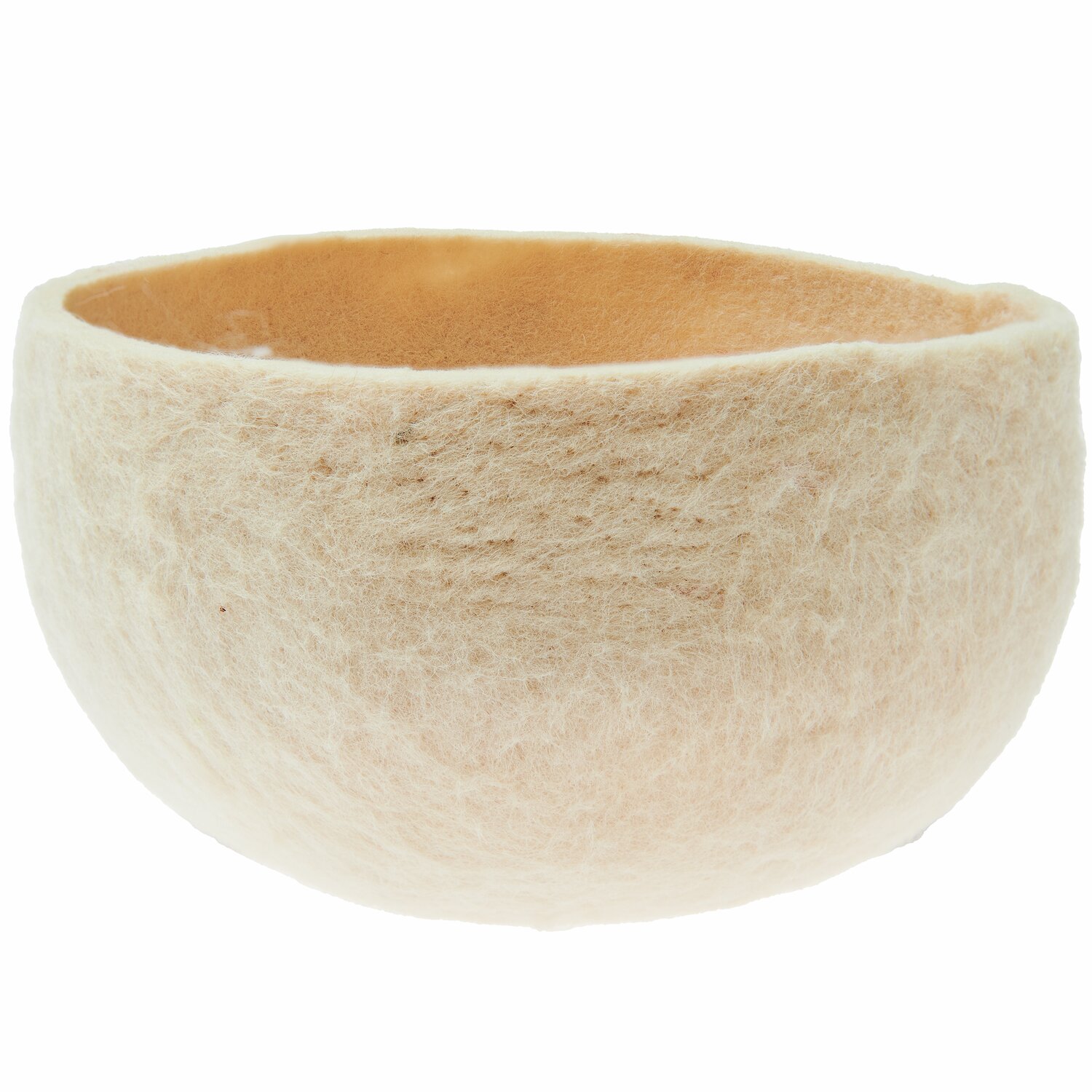 Filz-Körbchen rund von Rico Design in Gelb, 9,5x16x16cm. Ideal für Dekoration oder Aufbewahrung.