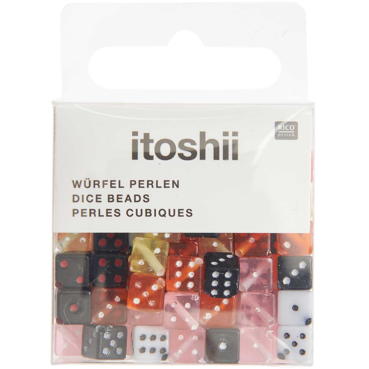 itoshii Perlen Würfel 6mm 96 Stück itoshii Perlen Würfel 6mm 96 Stück