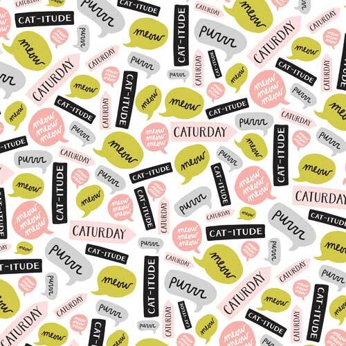 Scrapbooking Bogen Caturday 30,5x30,5cm Scrapbooking Bogen Caturday 30,5x30,5cm
