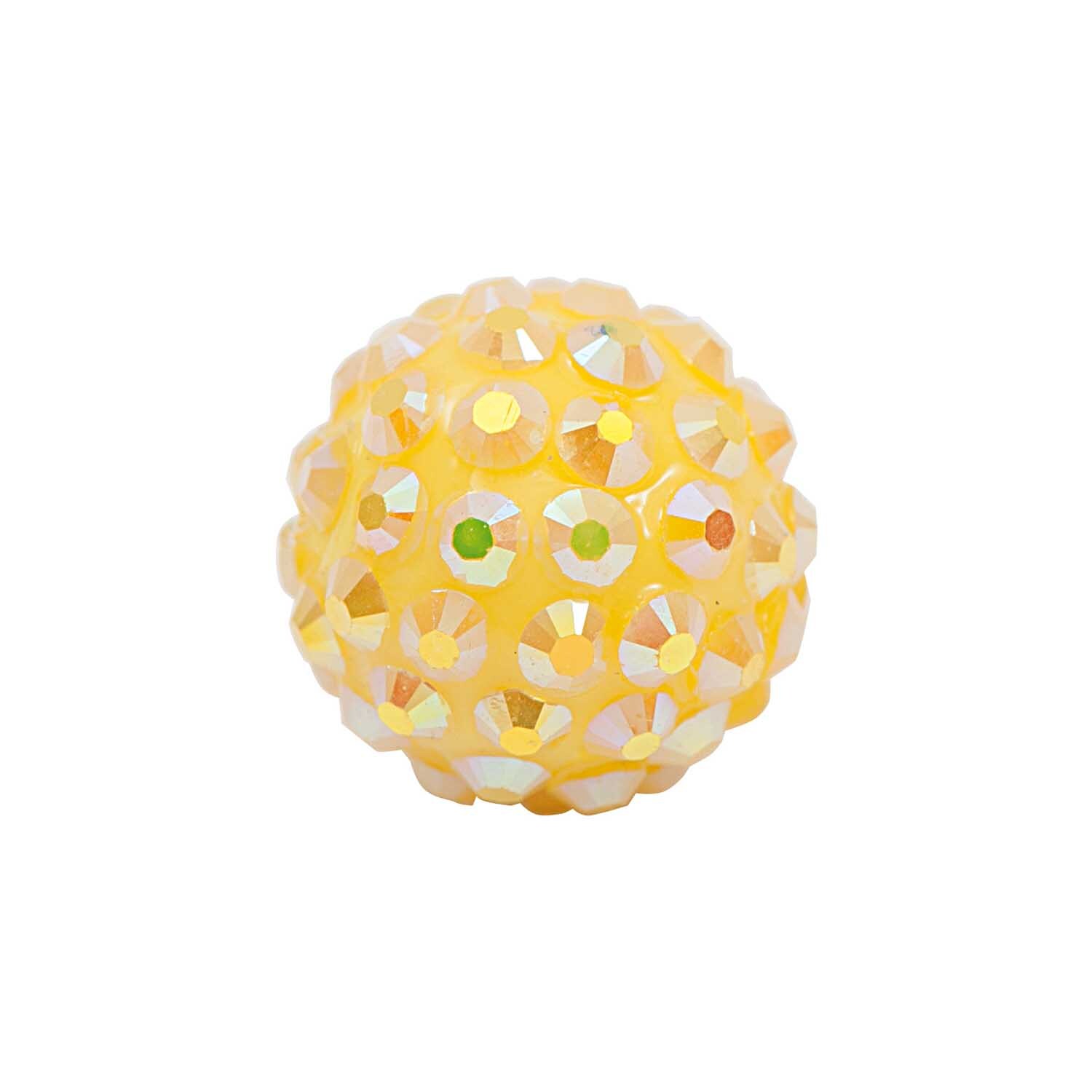 Strasskugel gelb 17mm