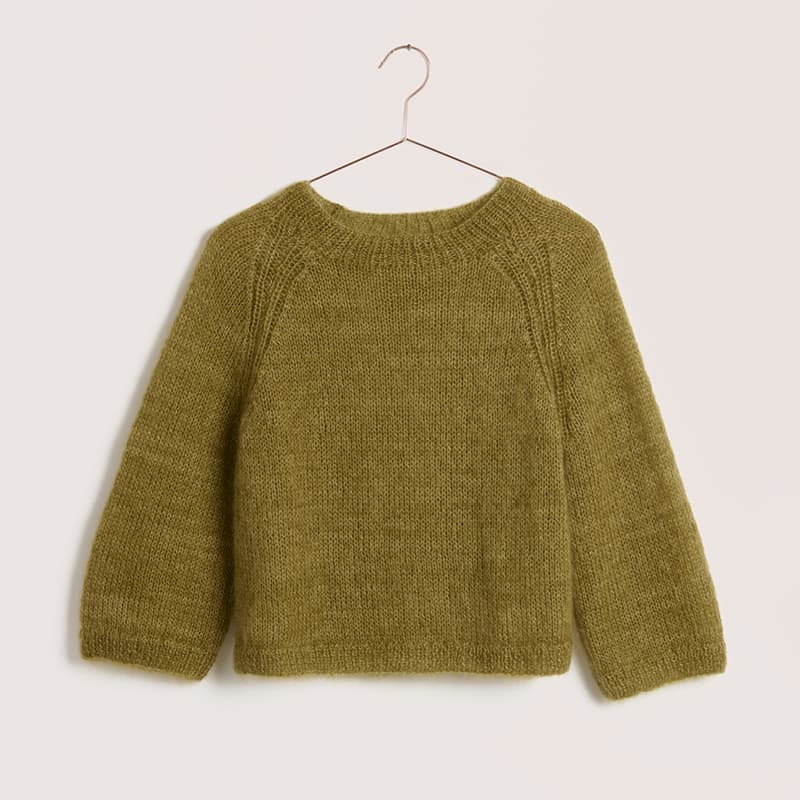 Gestrickter Pullover: Modell 18 aus dem Heft Lovewool No. 22