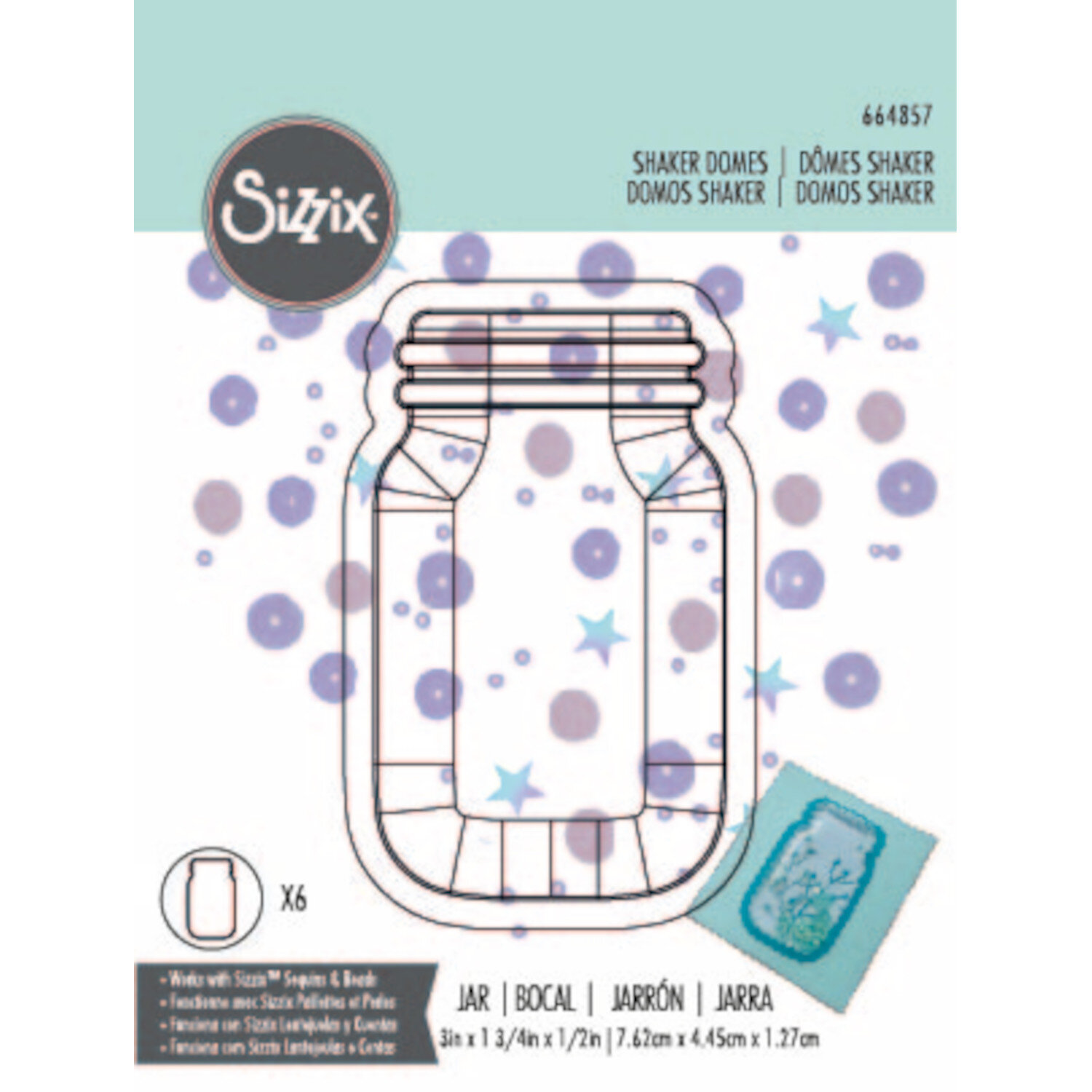 Making Essential Shaker Domes 6PK von idee. Creativmarkt
