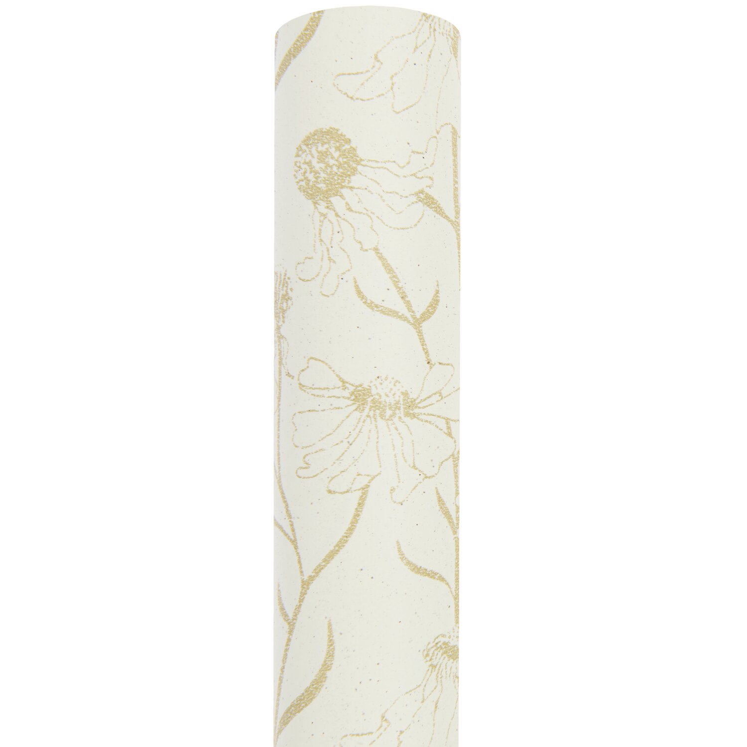 Paper Poetry Geschenkpapier Blumen Elfenbein 0,7x2m von Rico Design