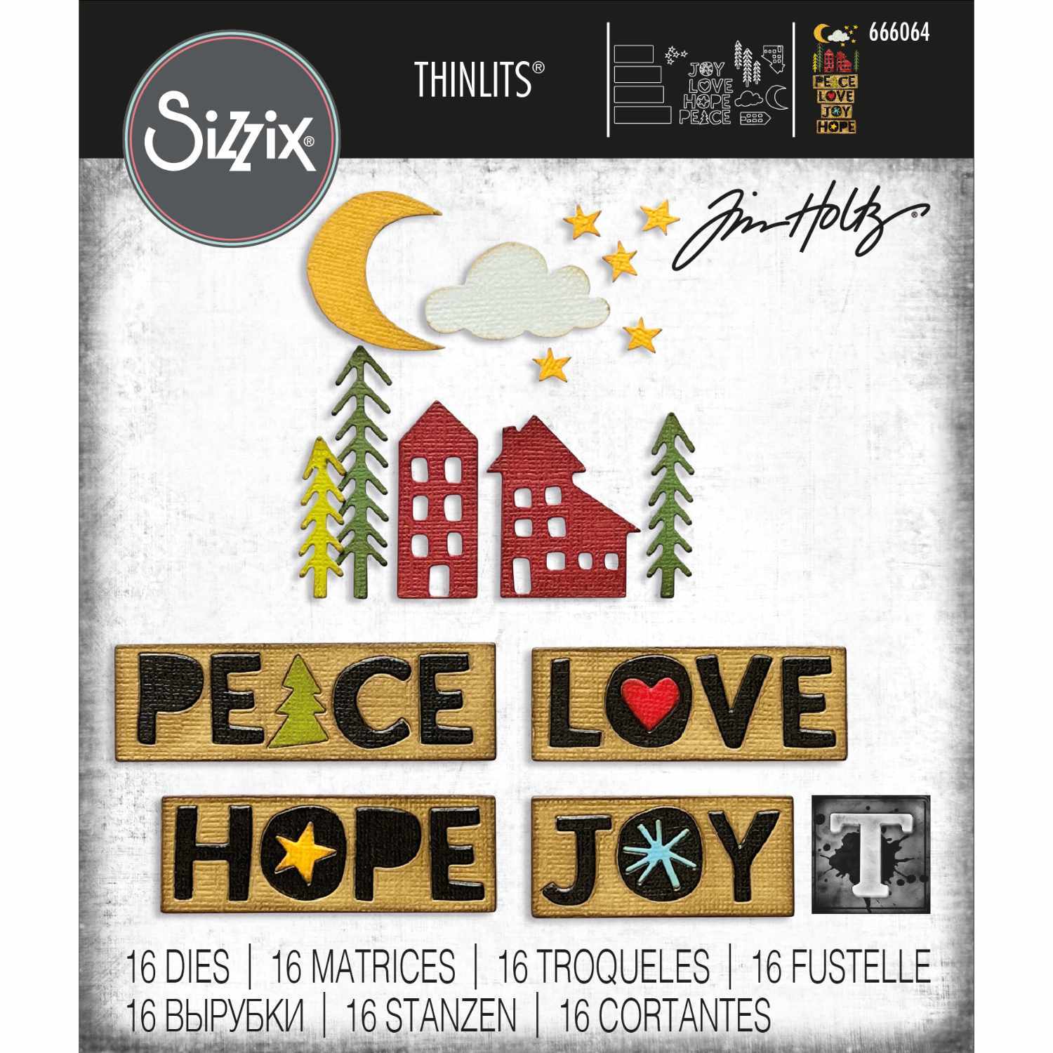 Thinlits Die Set Christmas Cutouts by Tim Holtz Thinlits Die Set Christmas Cutouts by Tim Holtz
