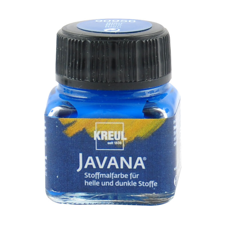 KREUL Javana Stoffmalfarbe helle und dunkle Stoffe Blau