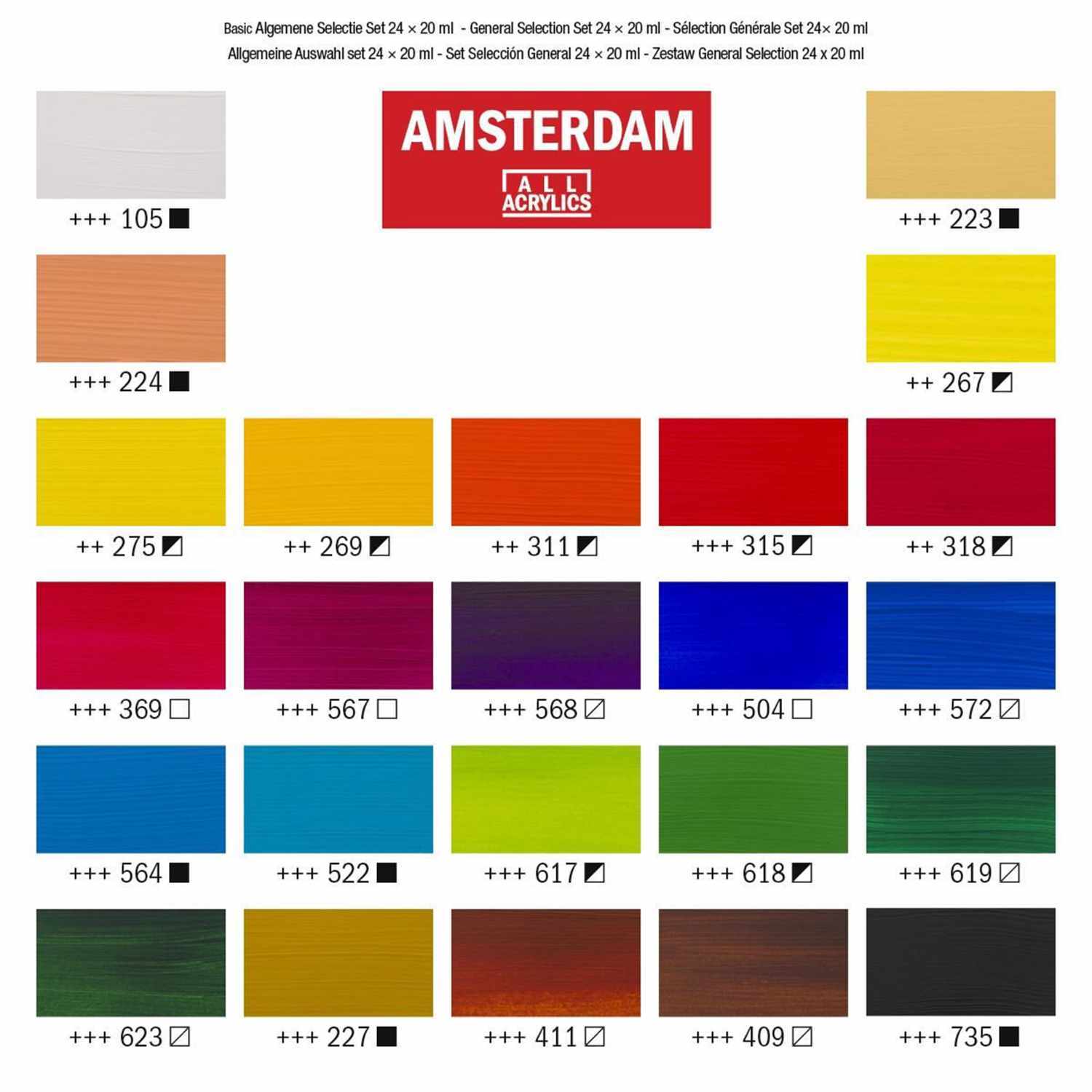 Acrylfarbe Set 24x20ml Acrylfarbe Set 24x20ml