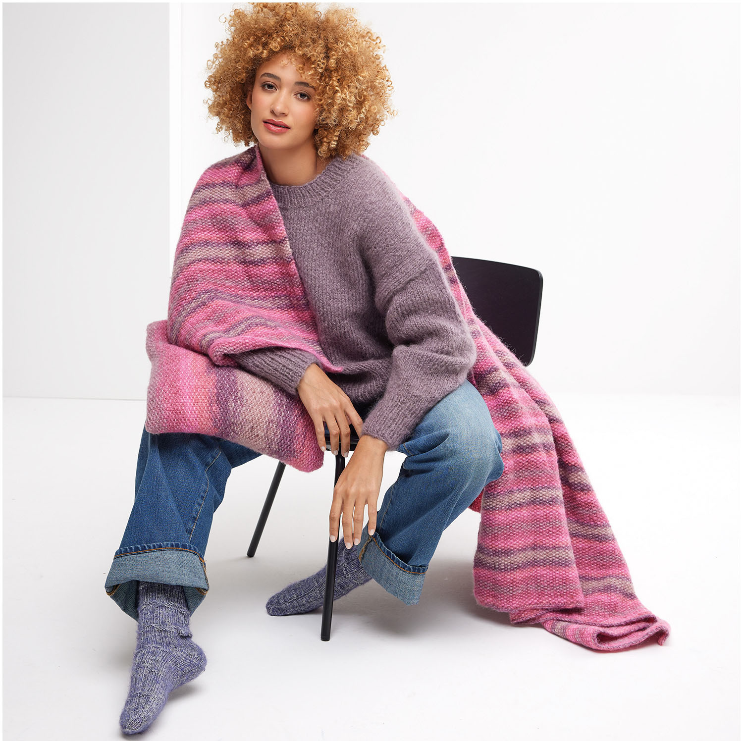 Strickset Decke Modell 15 aus Die Neue Masche Nr. 8