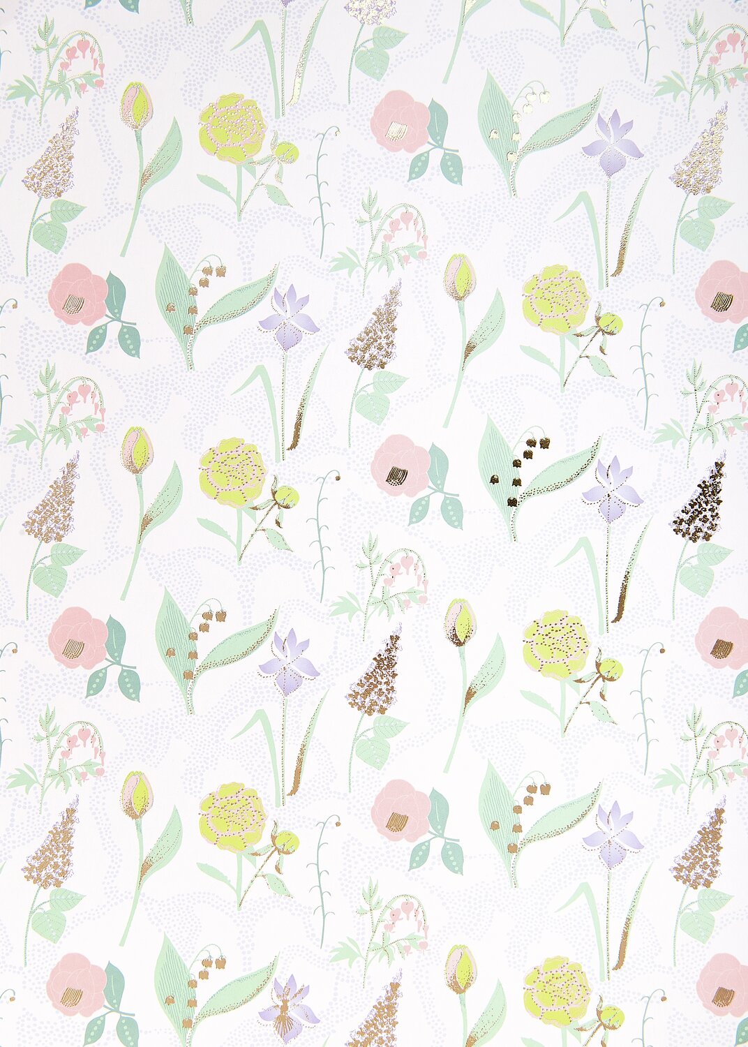 Paper Poetry Motivpapierblock The Sky is the Limit mit floralen Mustern in sanften Pastelltönen.