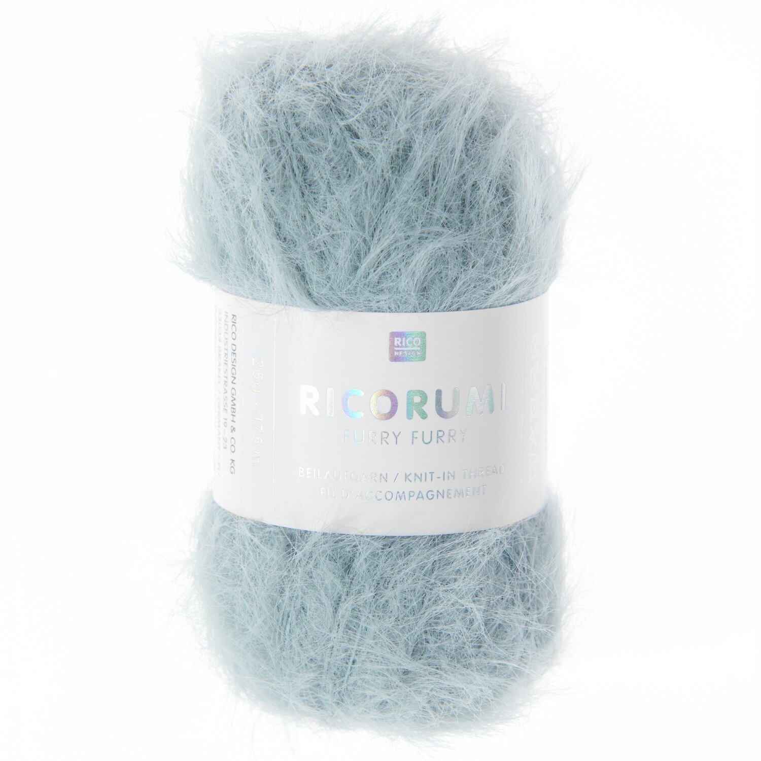 Ricorumi Furry Furry: Flauschiges Garn in Patina von Rico Design, 25g Knäuel mit 175m Länge.