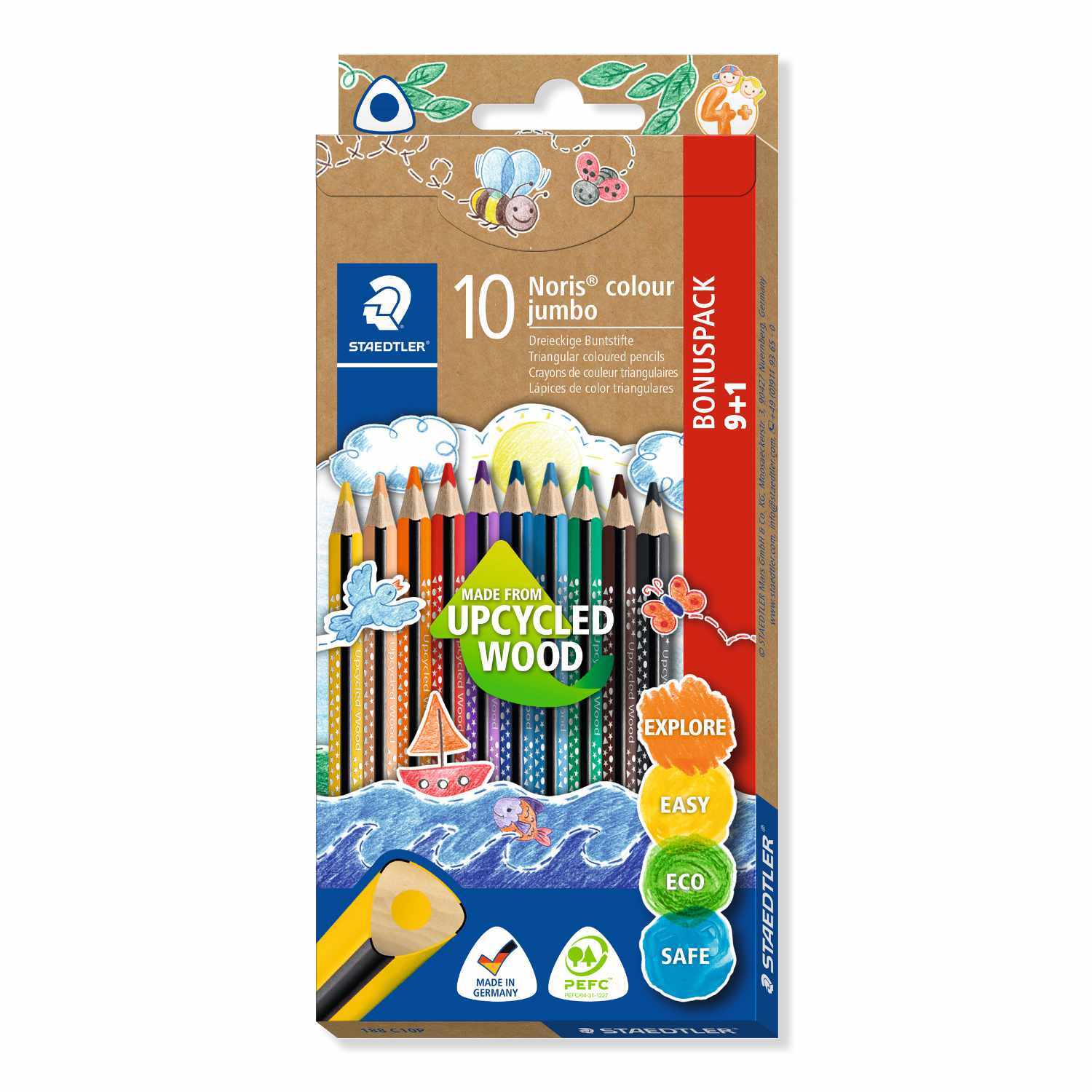 Buntstifte Noris Colour 10 Stück von STAEDTLER