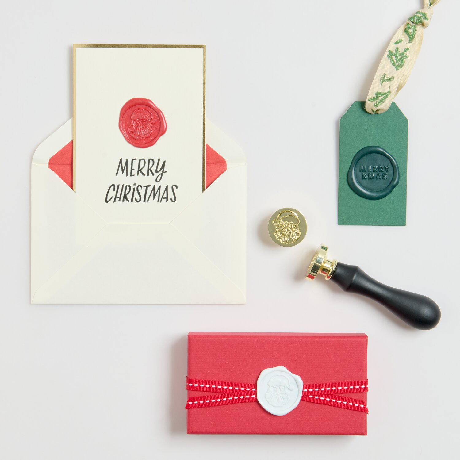 Paper Poetry Siegelwachs Set Santa von Rico Design