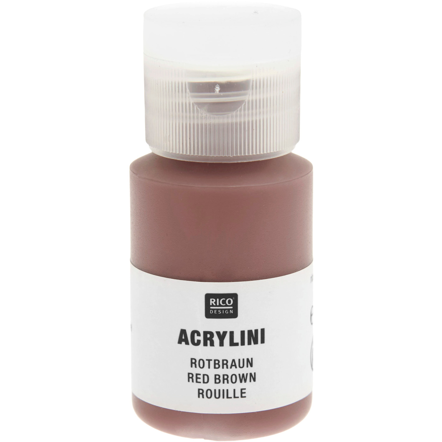 Rico Design Acrylini Acrylfarbe Rotbraun