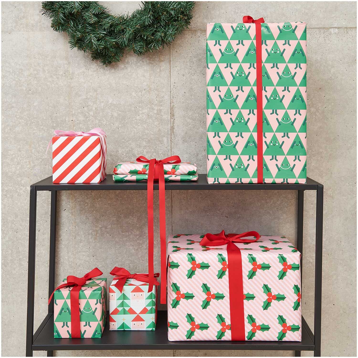 Paper Poetry Geschenkpapier Weihnachtsmann & Tannen 70cm 2m 80g/m² Paper Poetry Geschenkpapier Weihnachtsmann & Tannen 70cm 2m 80g/m²