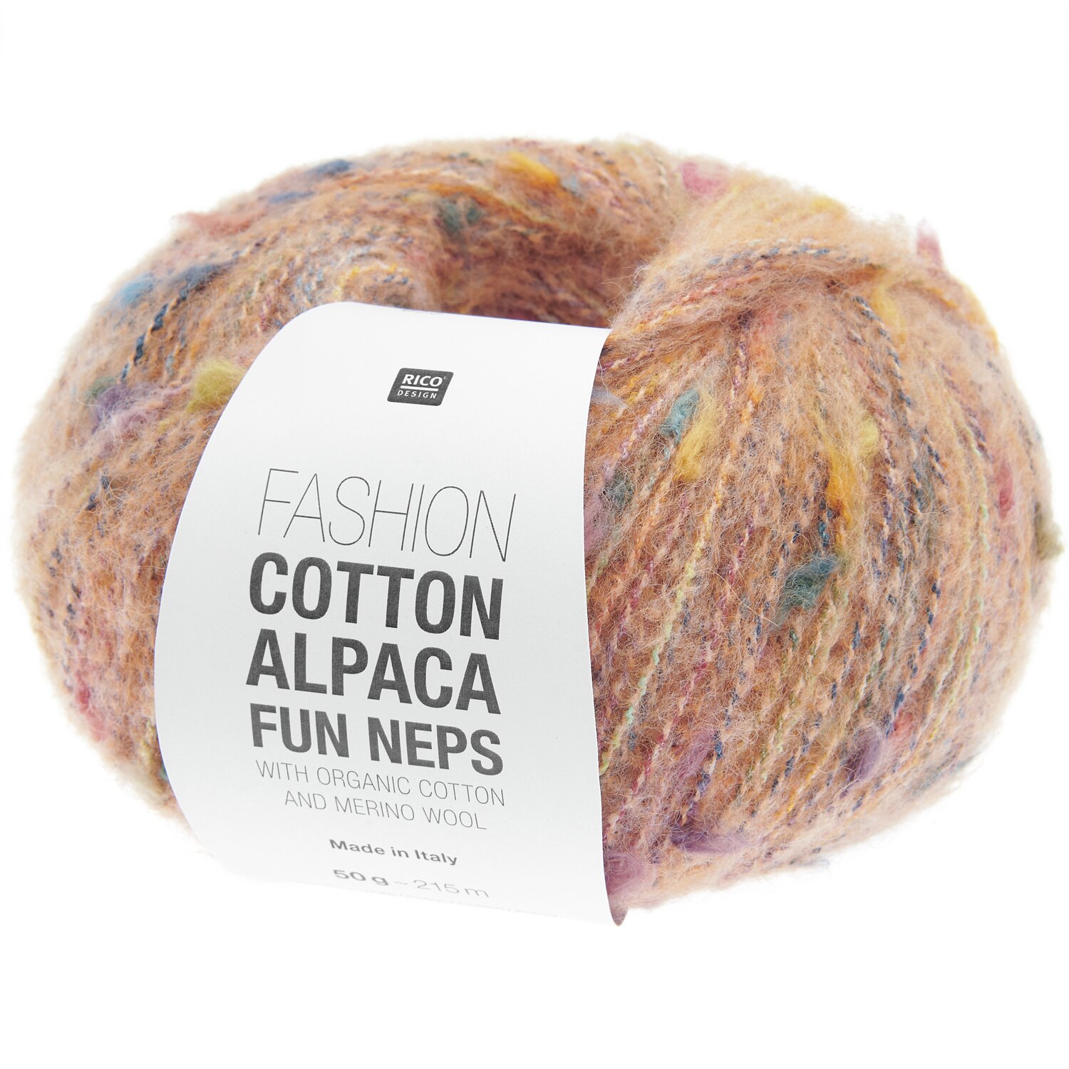 Fashion Cotton Alpaca Fun Neps 50g 215m Farbe Apricot von Rico Design Fashion Cotton Alpaca Fun Neps 50g 215m Farbe Apricot von Rico Design