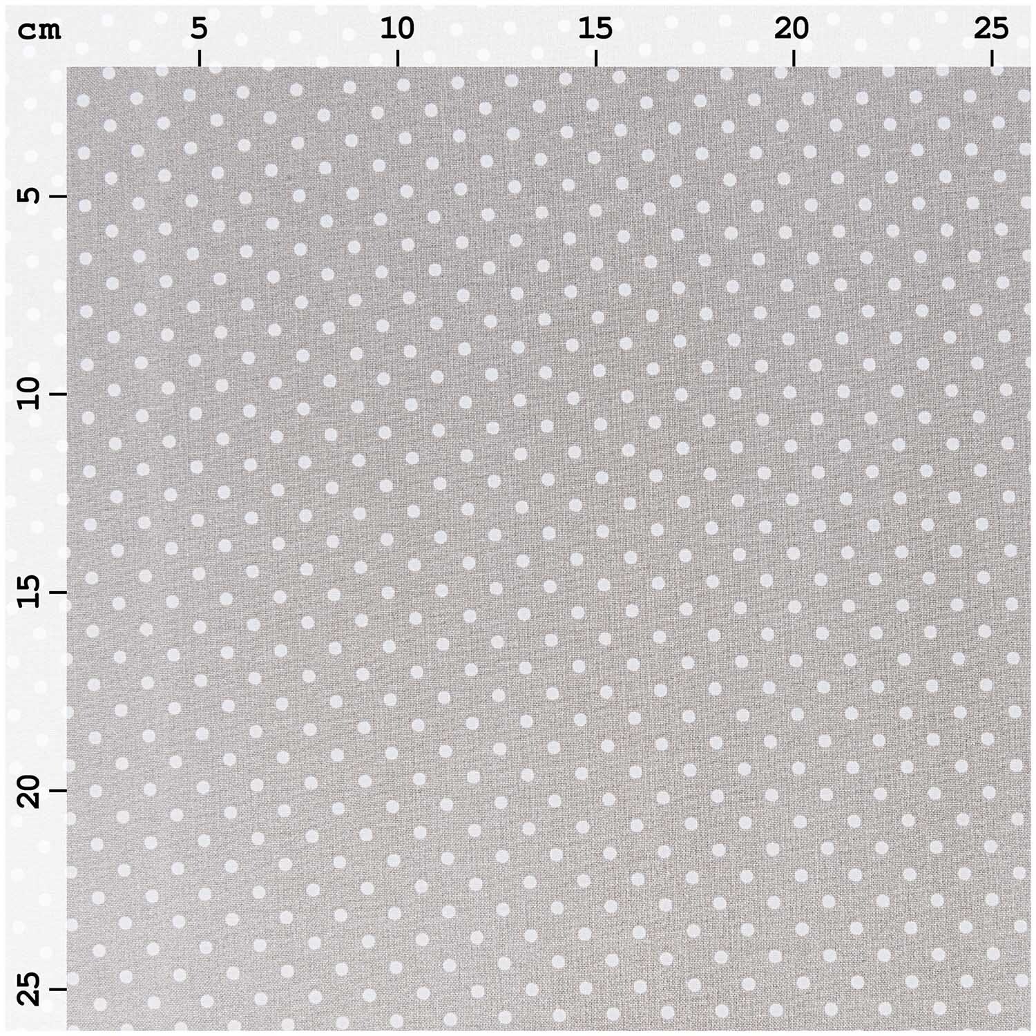 Stoff Punkte klein grau-weiß 140cm Stoff Punkte klein grau-weiß 140cm