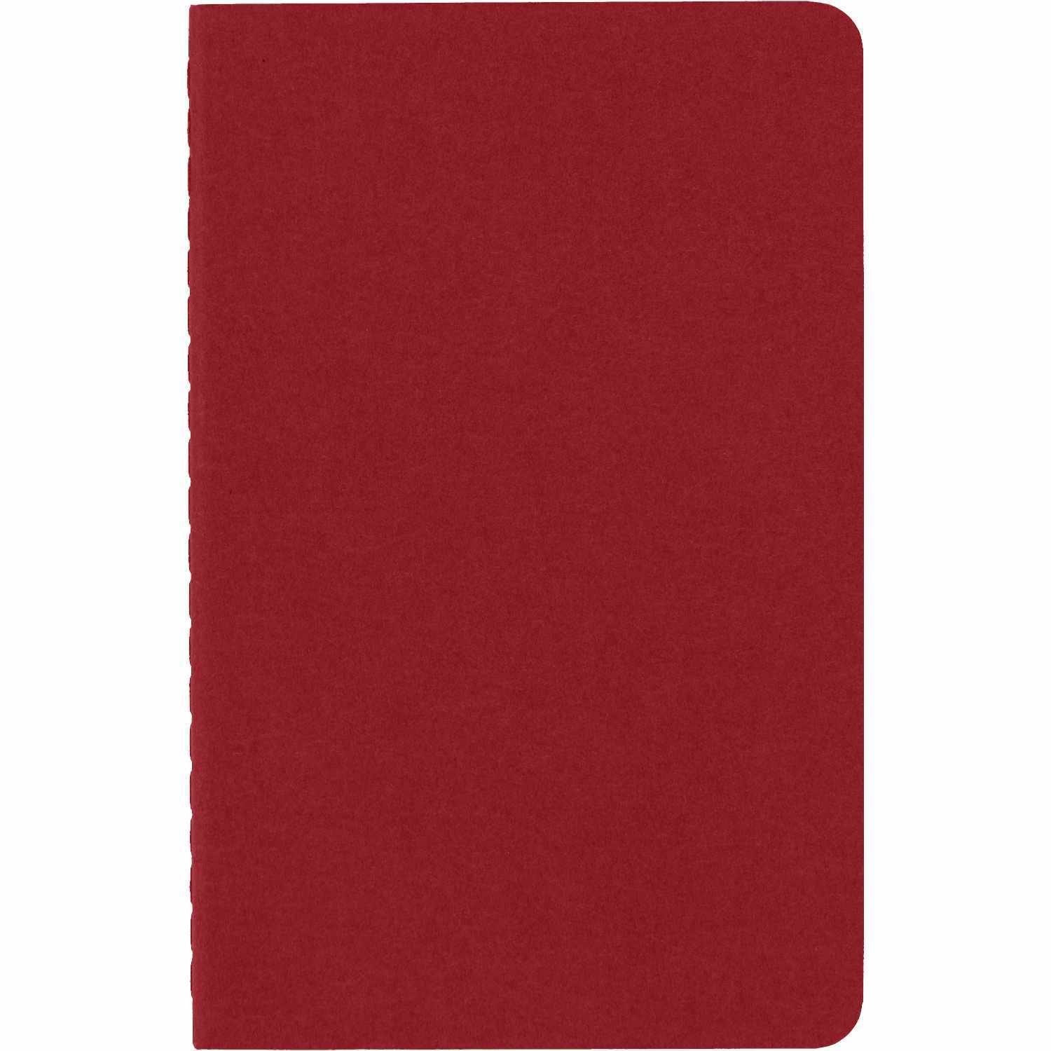 Notizbücher Cahier blanko Kartoneinband A6 3 Stück Farbe Preiselbeerrot von Moleskine Notizbücher Cahier blanko mit Kartoneinband in Preiselbeerrot, 3er-Set von Moleskine. Ideal für kreative Notizen.