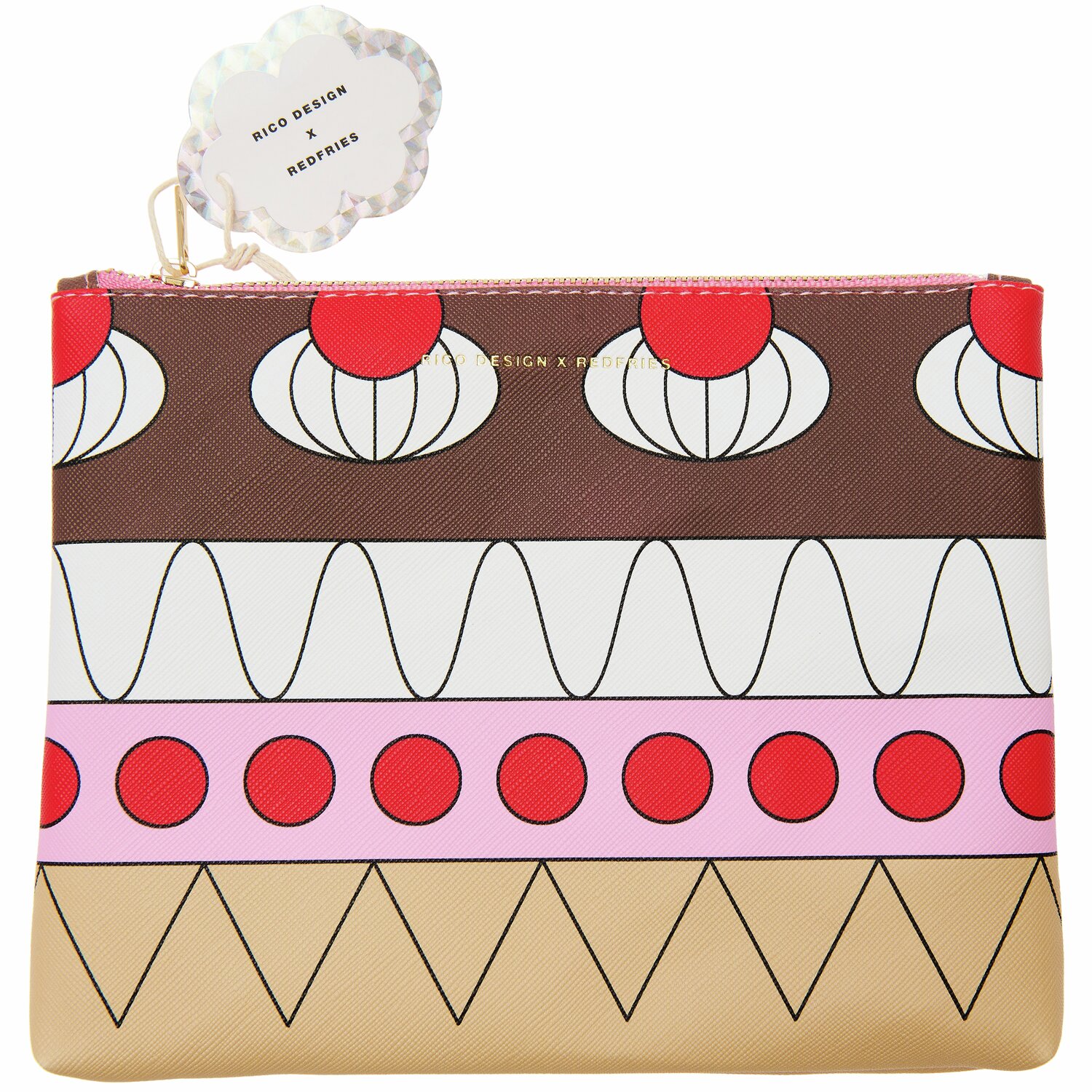 Rico Design x Redfries Etui L Torte 20x15cm von Rico Design