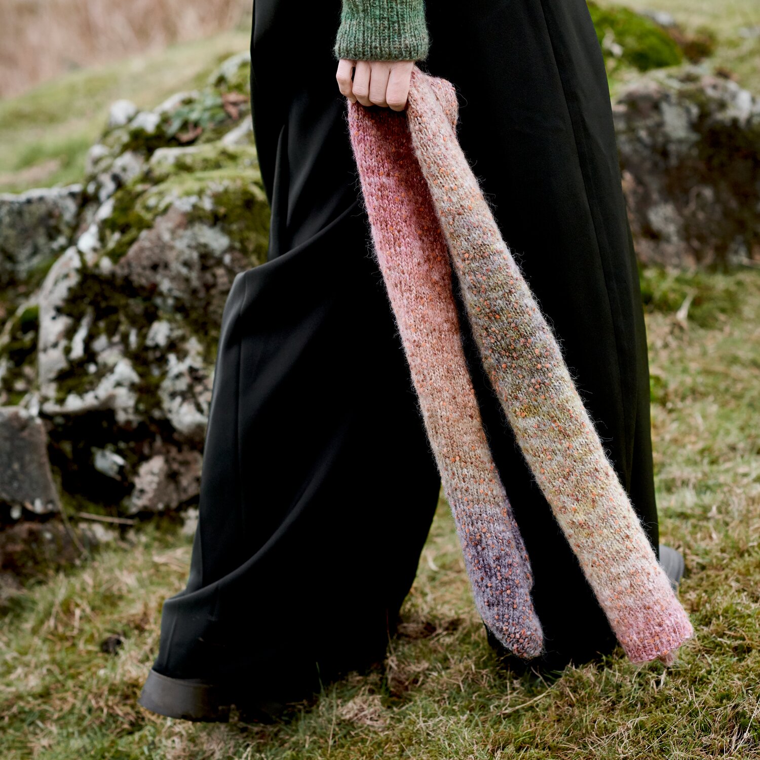 Strickset Schal Modell 25 aus Lovewool No. 23 von Rico Design