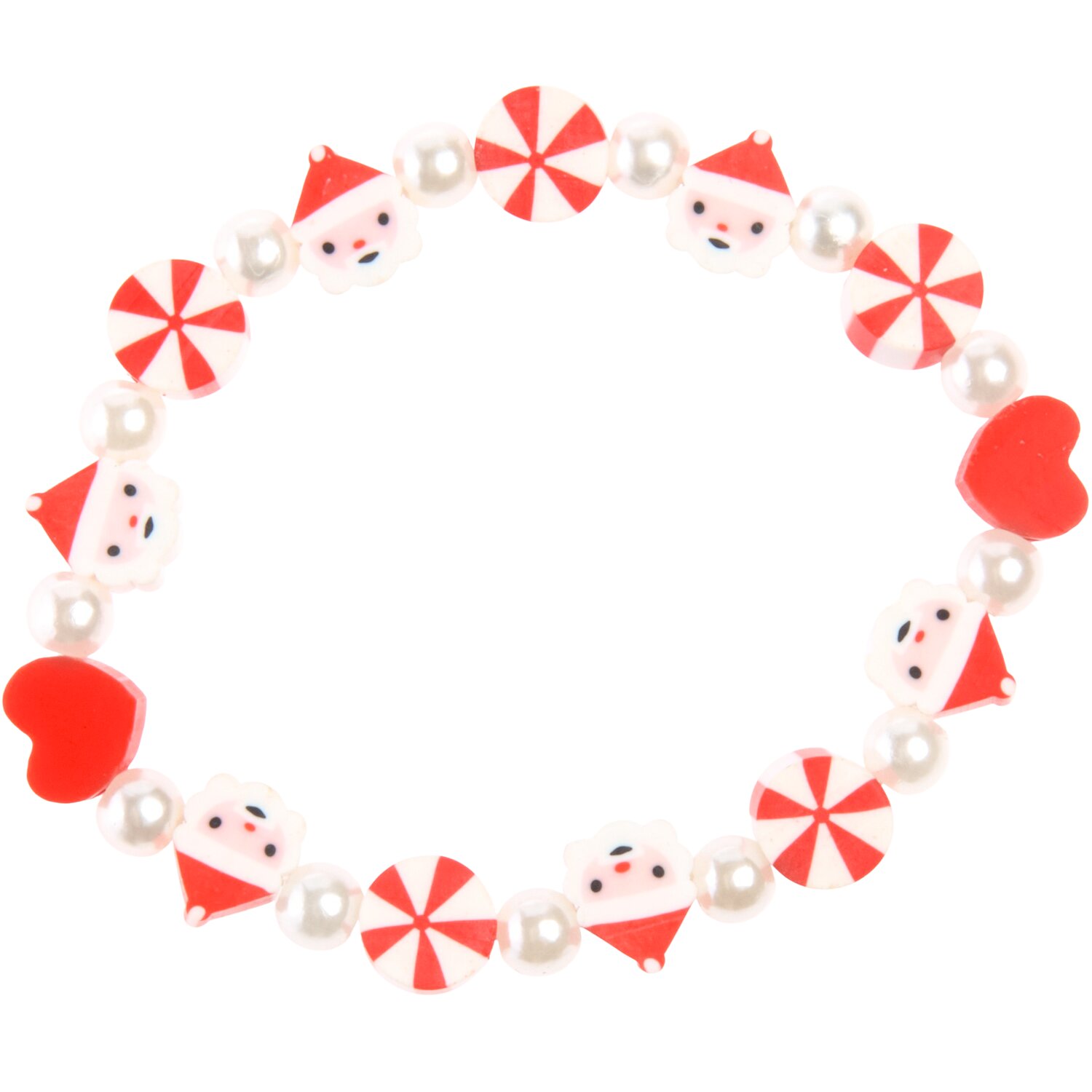 Mini Perlen Armband Set Santa & Candy Love von Rico Design