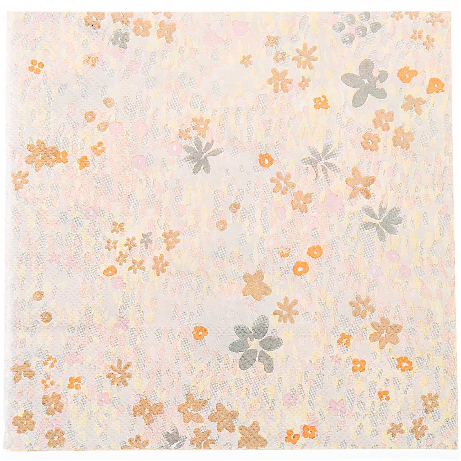 Servietten Crafted Nature Blumenwiese gelb 33x33cm 20 Stück