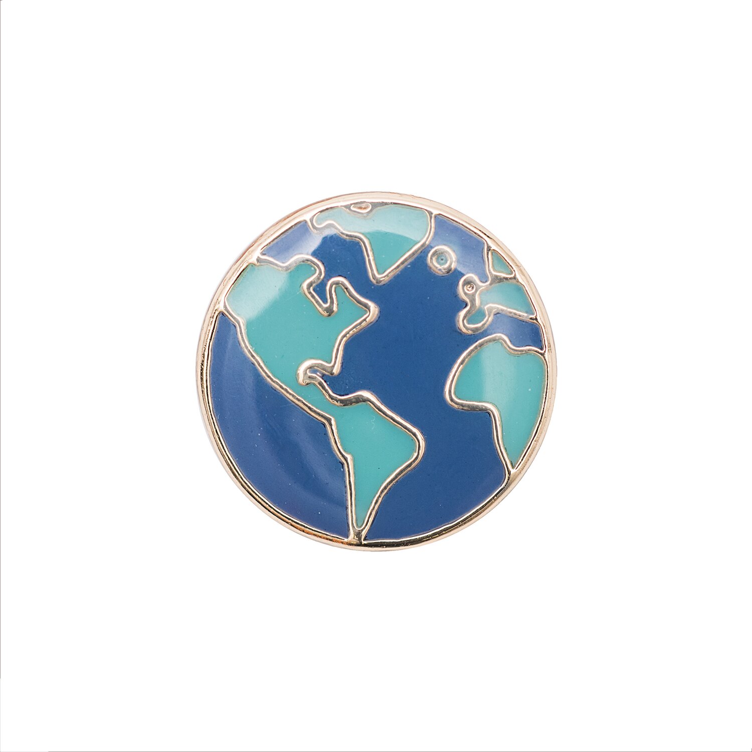 Pin Weltkugel 20x20mm von Rico Design
