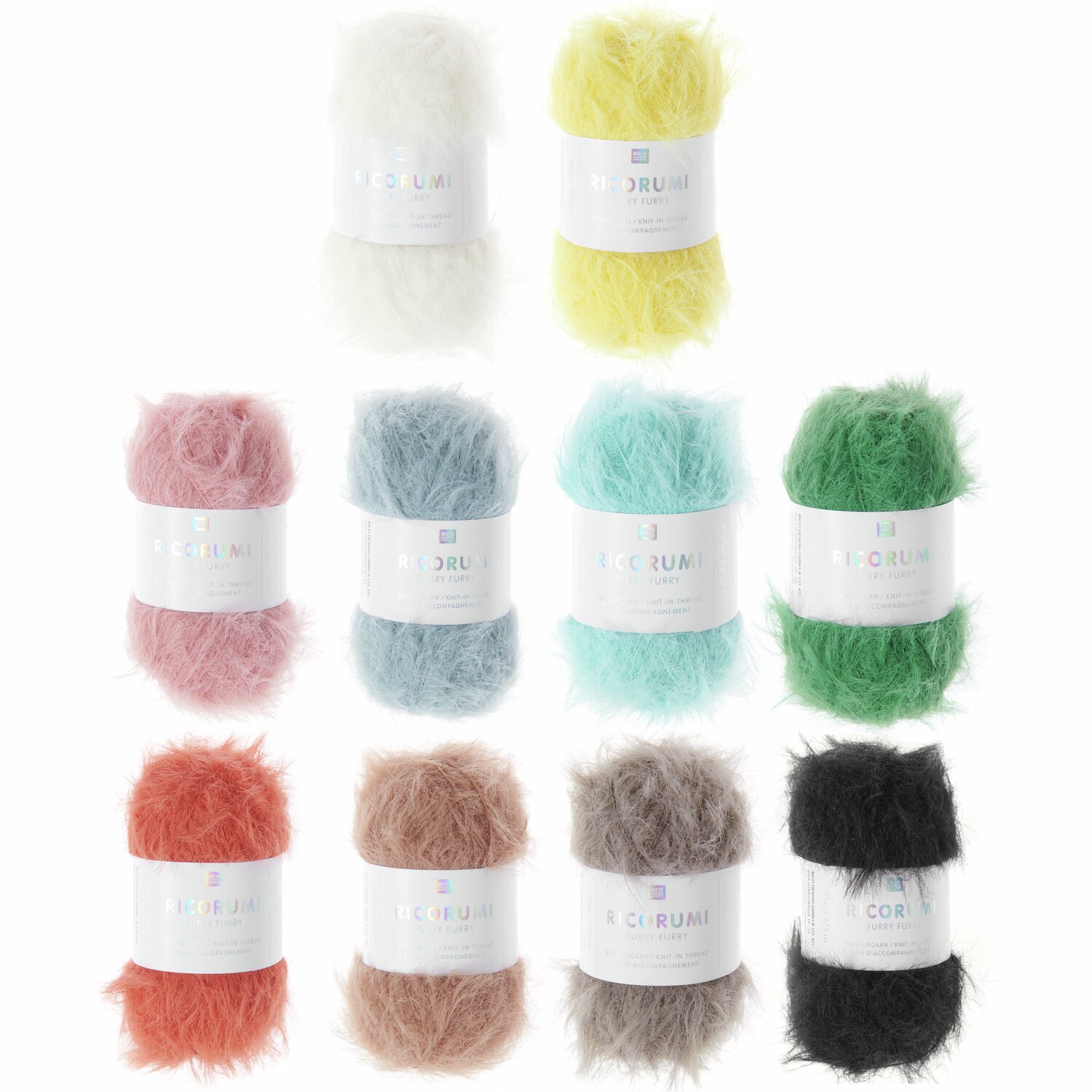 Ricorumi Furry Furry 25g 175m Farbe Koralle von Rico Design