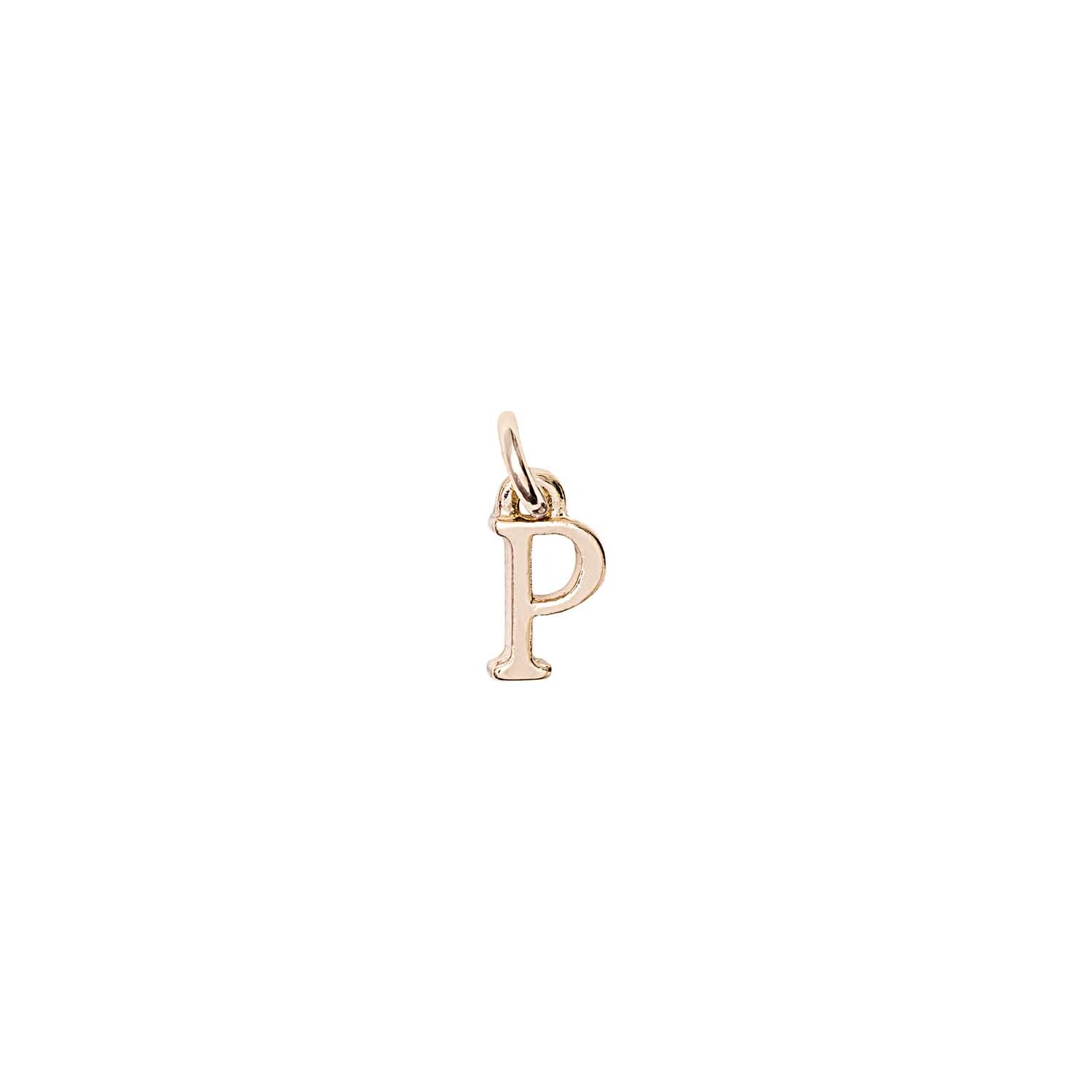 Anhänger Buchstabe P gold