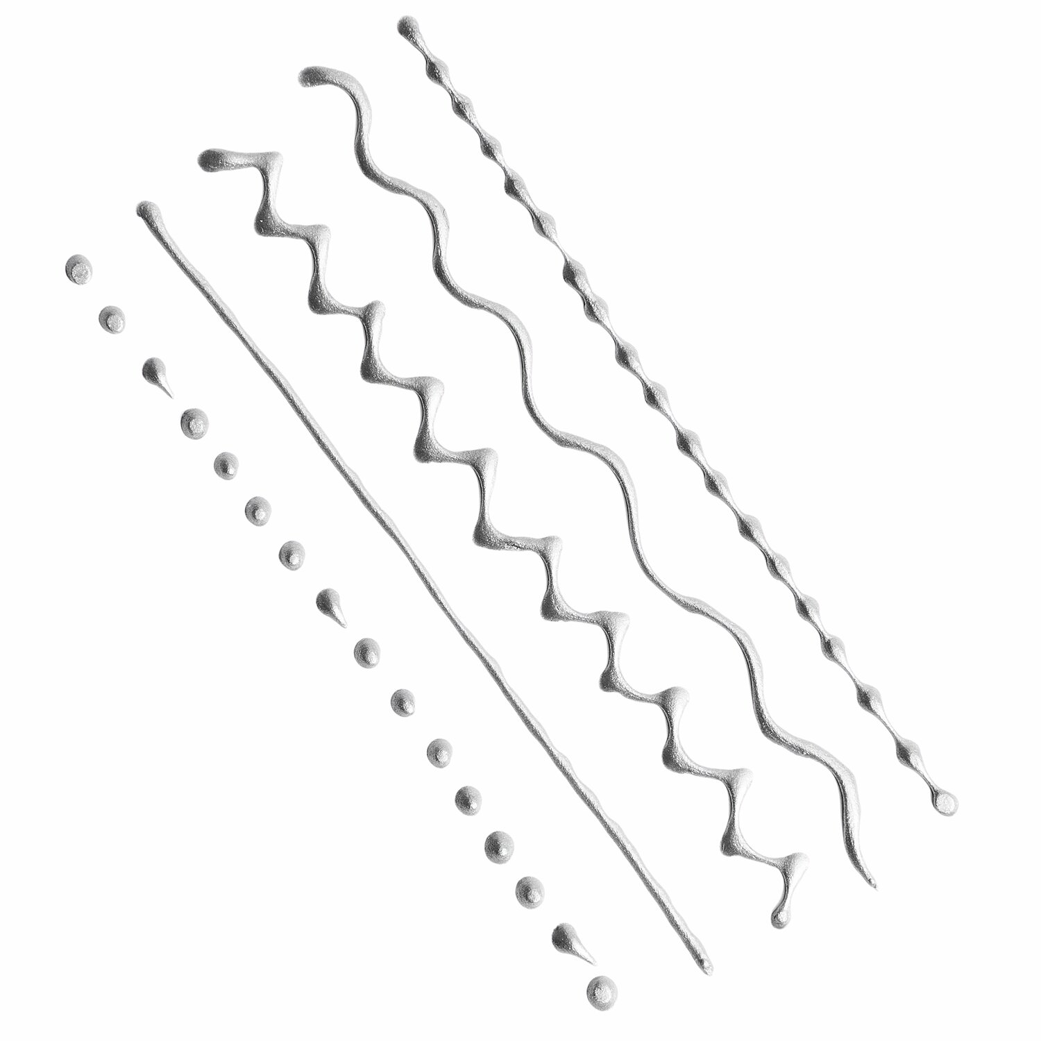 3D Pen Farbe 27ml Farbe Metallic Silber von Rico Design