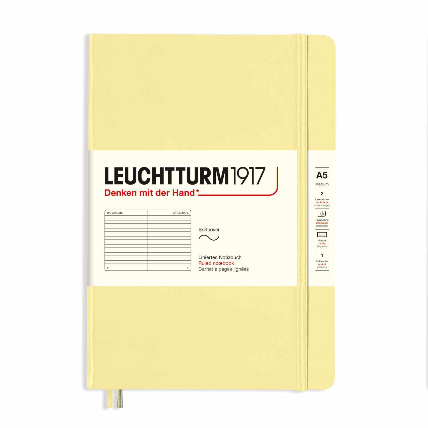 Notizbuch Medium liniert Softcover A5 Notizbuch Medium liniert Softcover A5