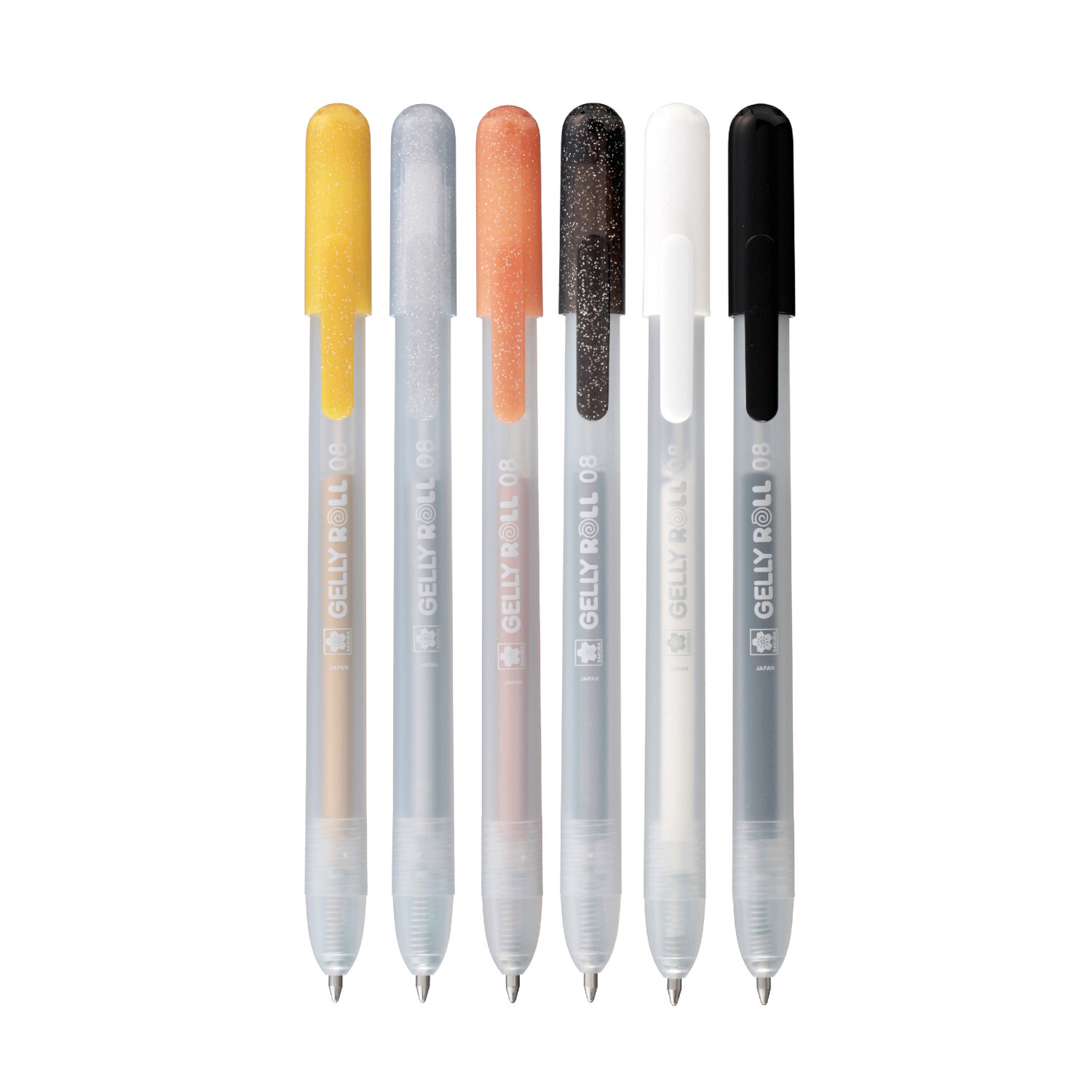 Gelly Roll Retractable Set Special 6 Stück von Royal Talens Gelly Roll Retractable Set Special, 6 Stück, in verschiedenen Farben von SAKURA, ideal für kreative Projekte.