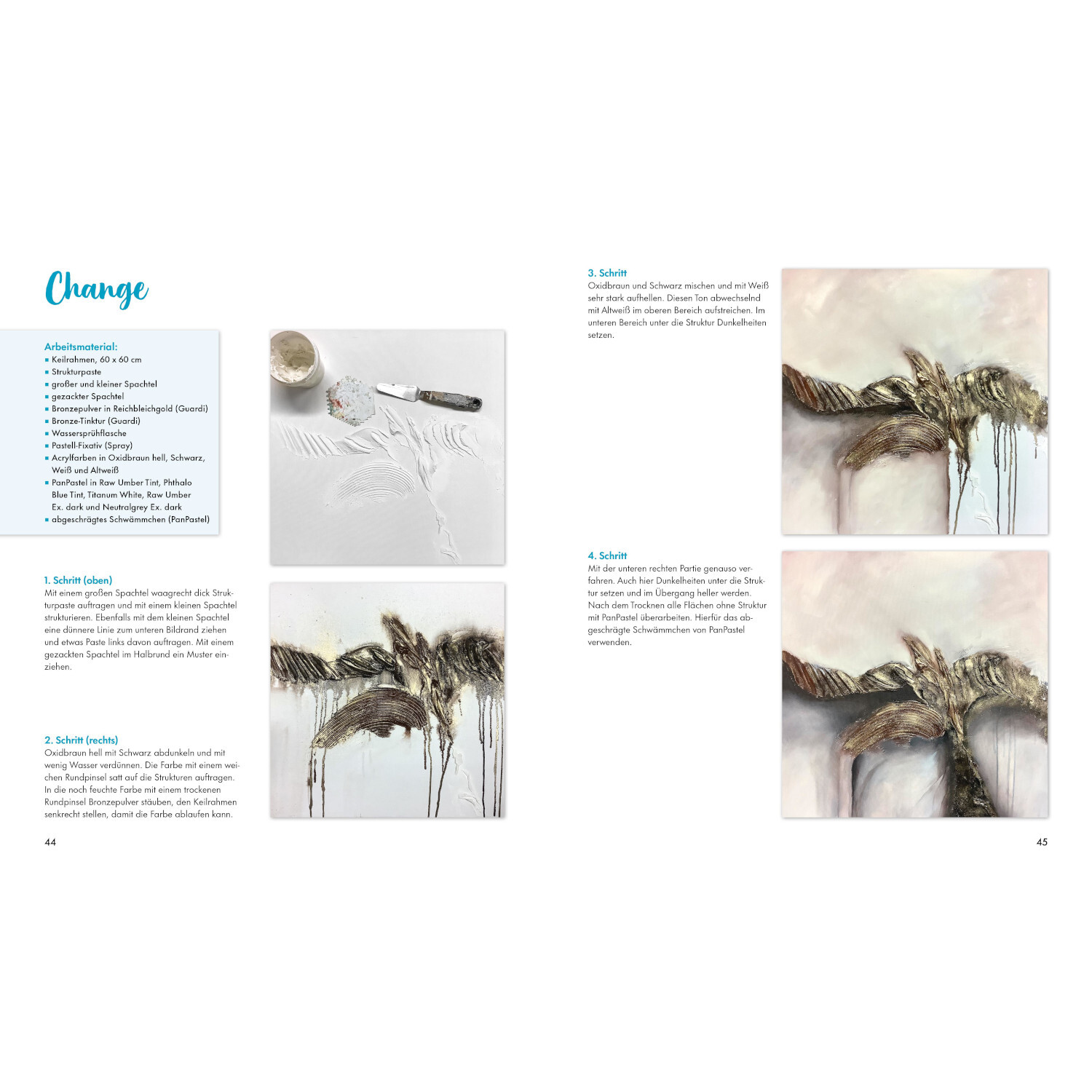 Abstrakte Bilder in Acryl malen von Christophorus Verlag in der Christan Verlag Abstrakte Bilder in Acryl malen: Schritt-für-Schritt-Anleitung mit Pinsel und Spachtel auf Leinwand.