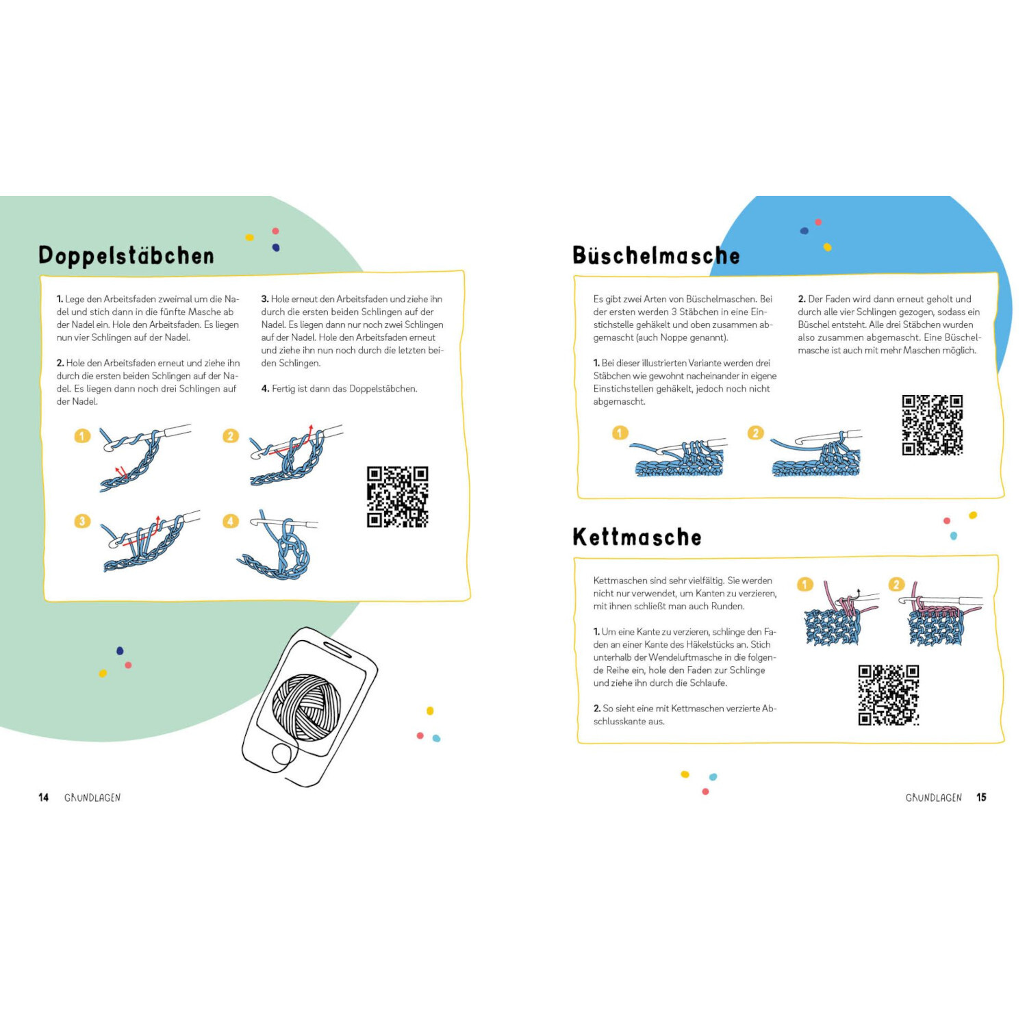 Häkeln - Super easy für Kids von Edition Michael Fischer Häkeln - Super easy für Kids: Anleitung für Doppelstäbchen, Büschelmasche und Kettmasche mit Illustrationen und QR-Codes.