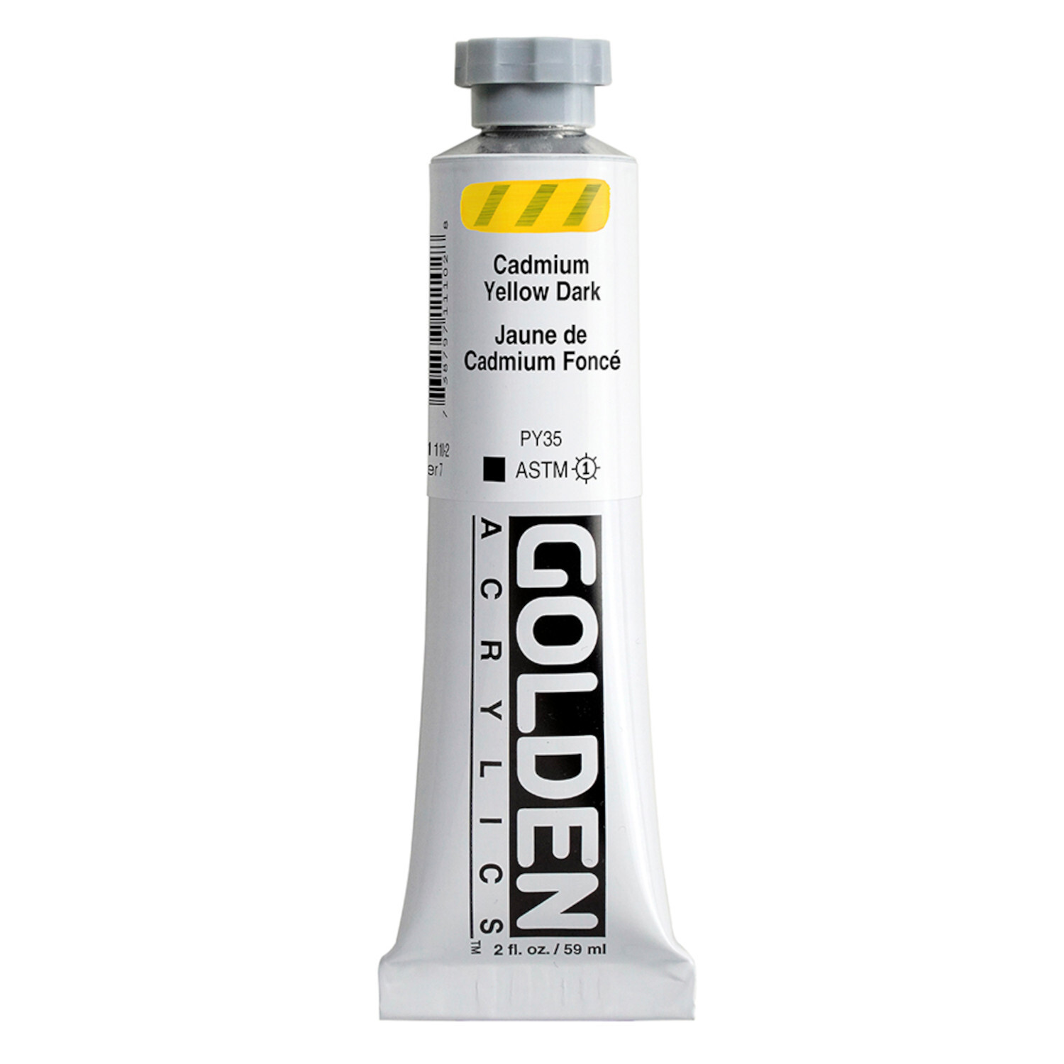 Golden Acrylics Golden Heavy Body Acrylfarbe Kadmiumgelb dunkel
