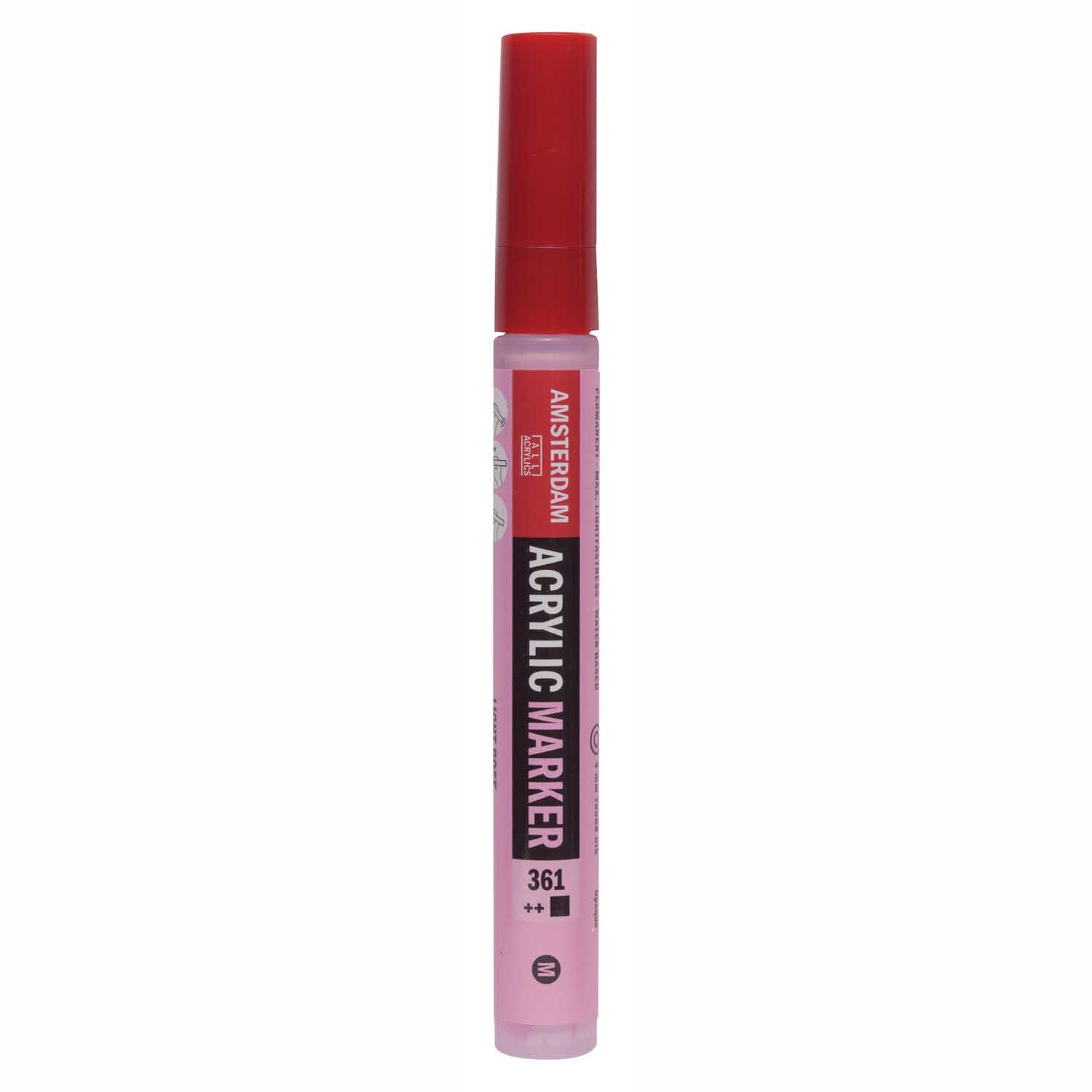 AMSTERDAM Acrylic Marker 3-4mm Hellrosa