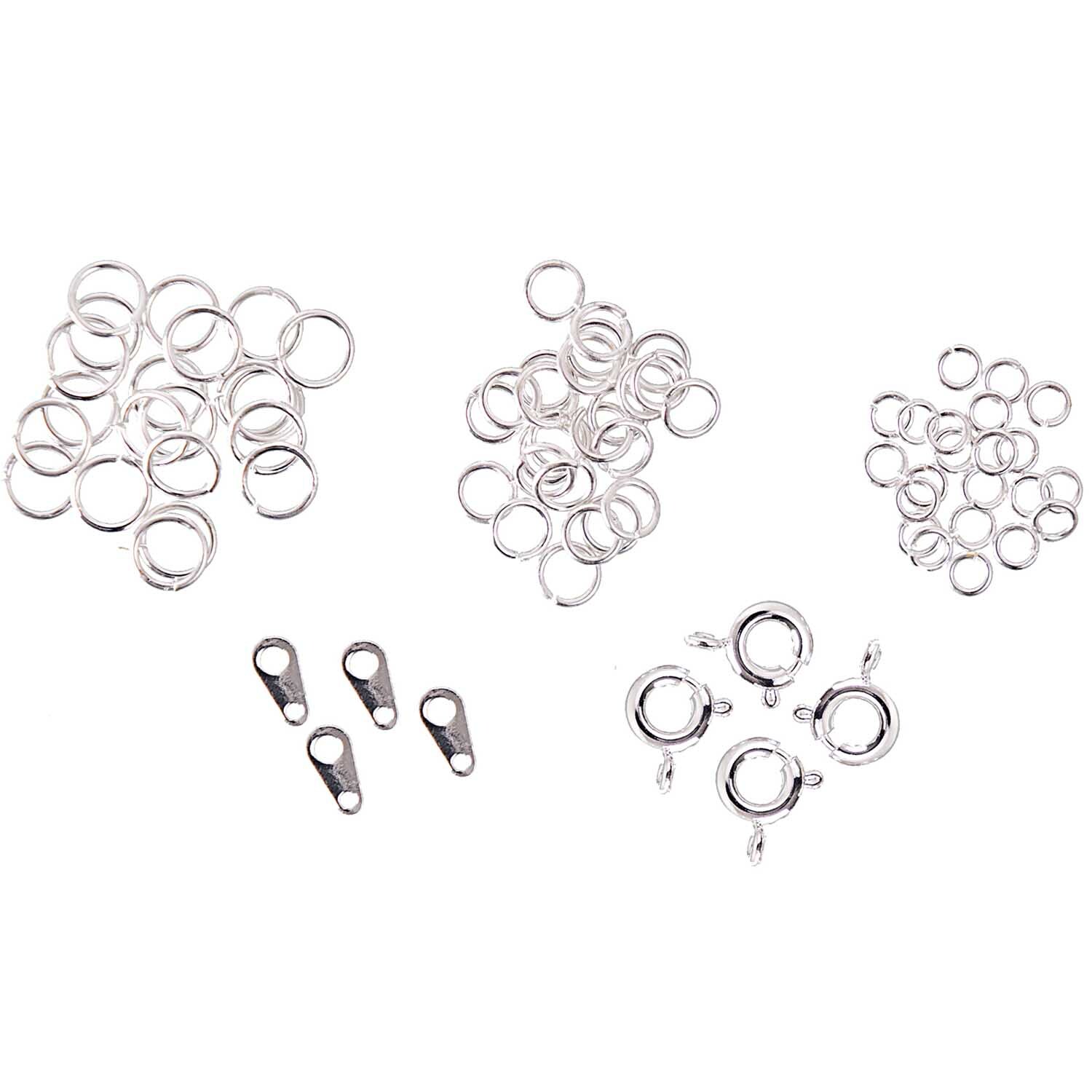 Verschlüsse Mix silber