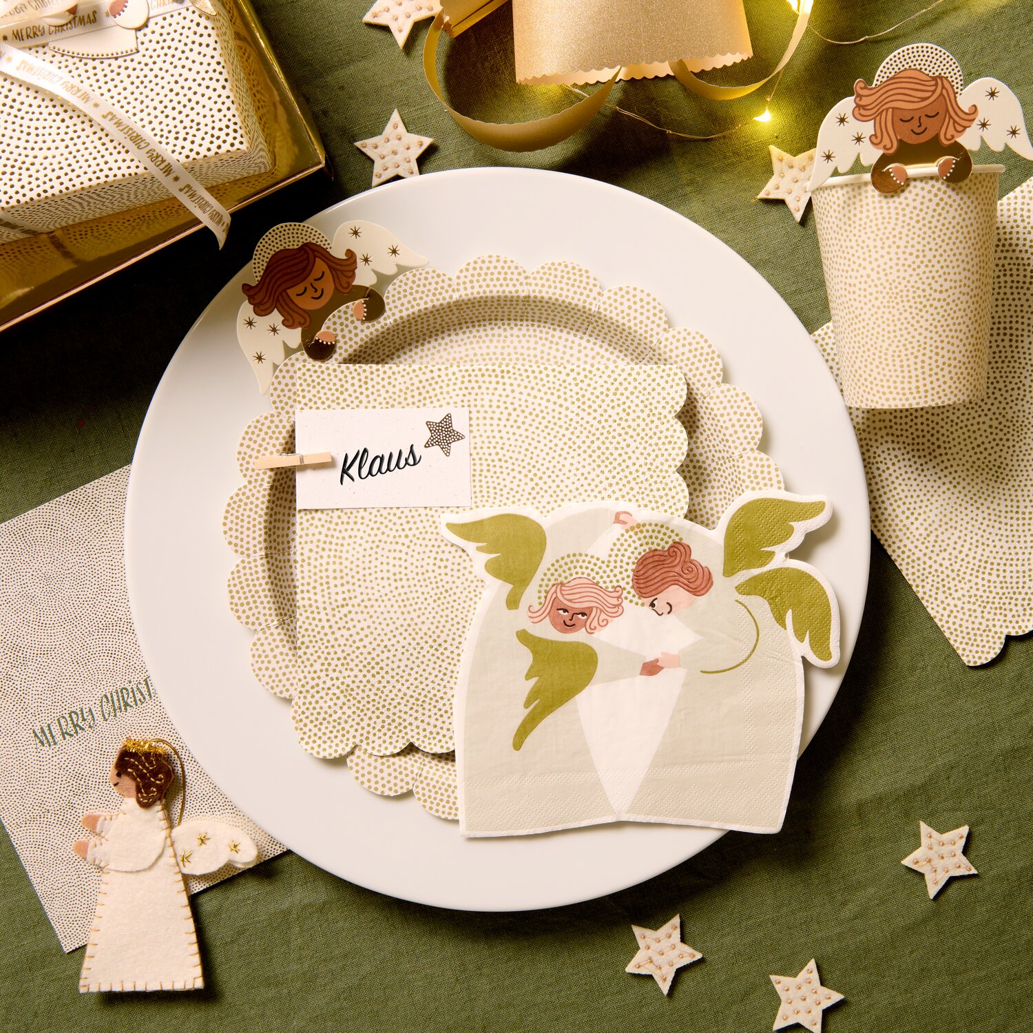 Geschenkband-Set Advent Advent Grün 4 Stück von Rico Design