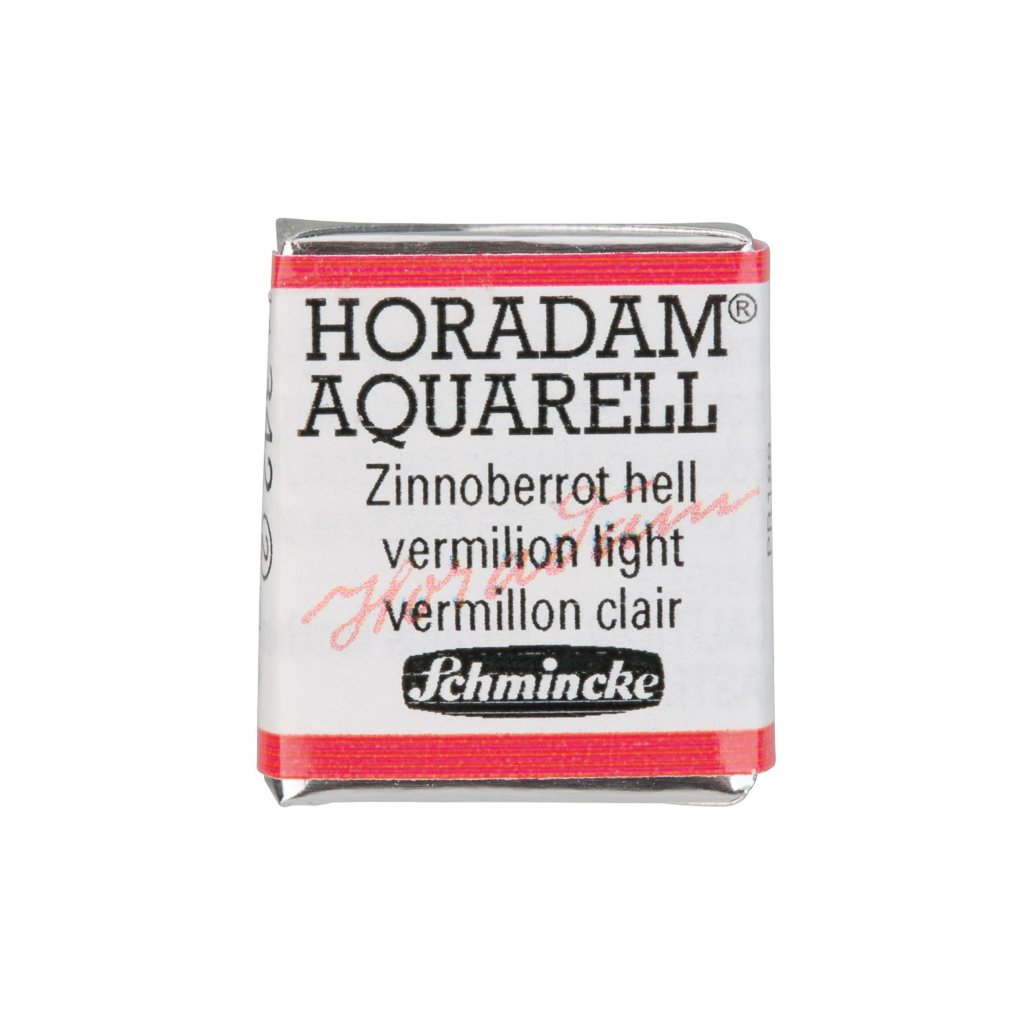 Schmincke HORADAM Aquarellfarbe 1/2 Näpfchen Zinnoberrot hell