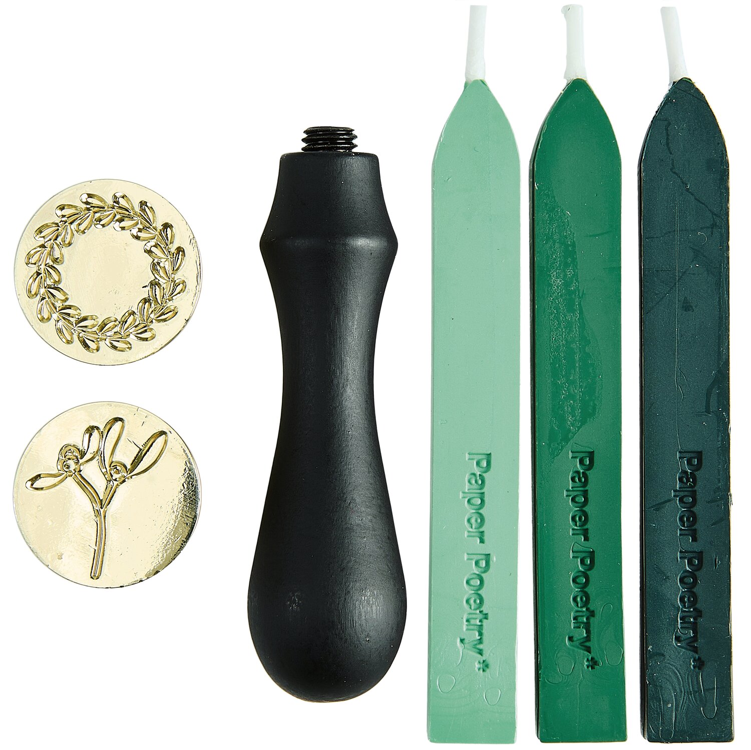 Paper Poetry Siegelwachs Set Mistletoe von Rico Design